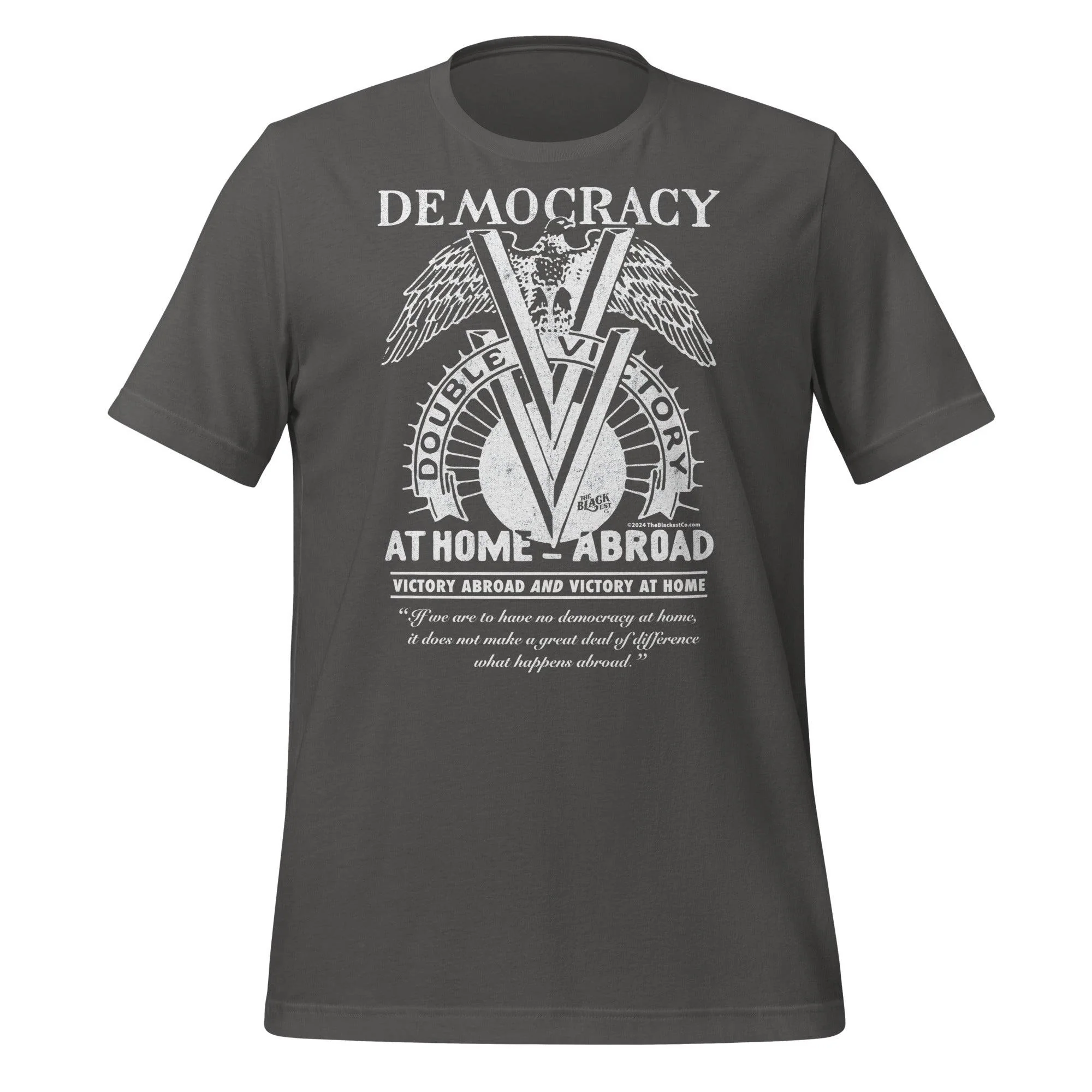 Double V Campaign WWII Black Soldiers Fashion T-Shirt - Image 12