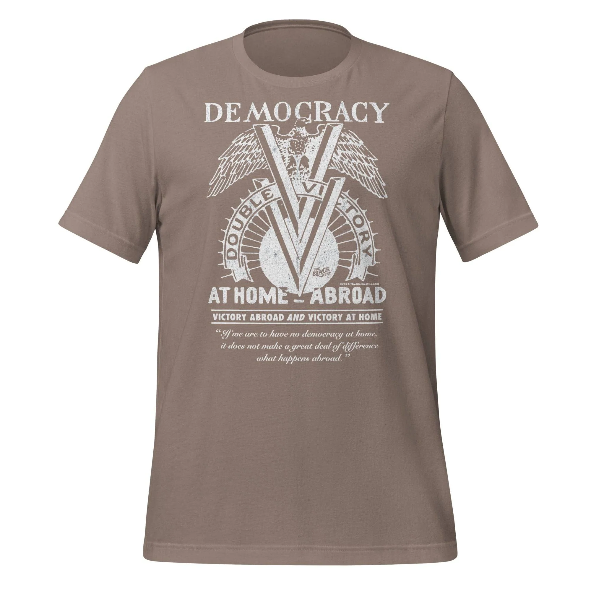 Double V Campaign WWII Black Soldiers Fashion T-Shirt - Image 13