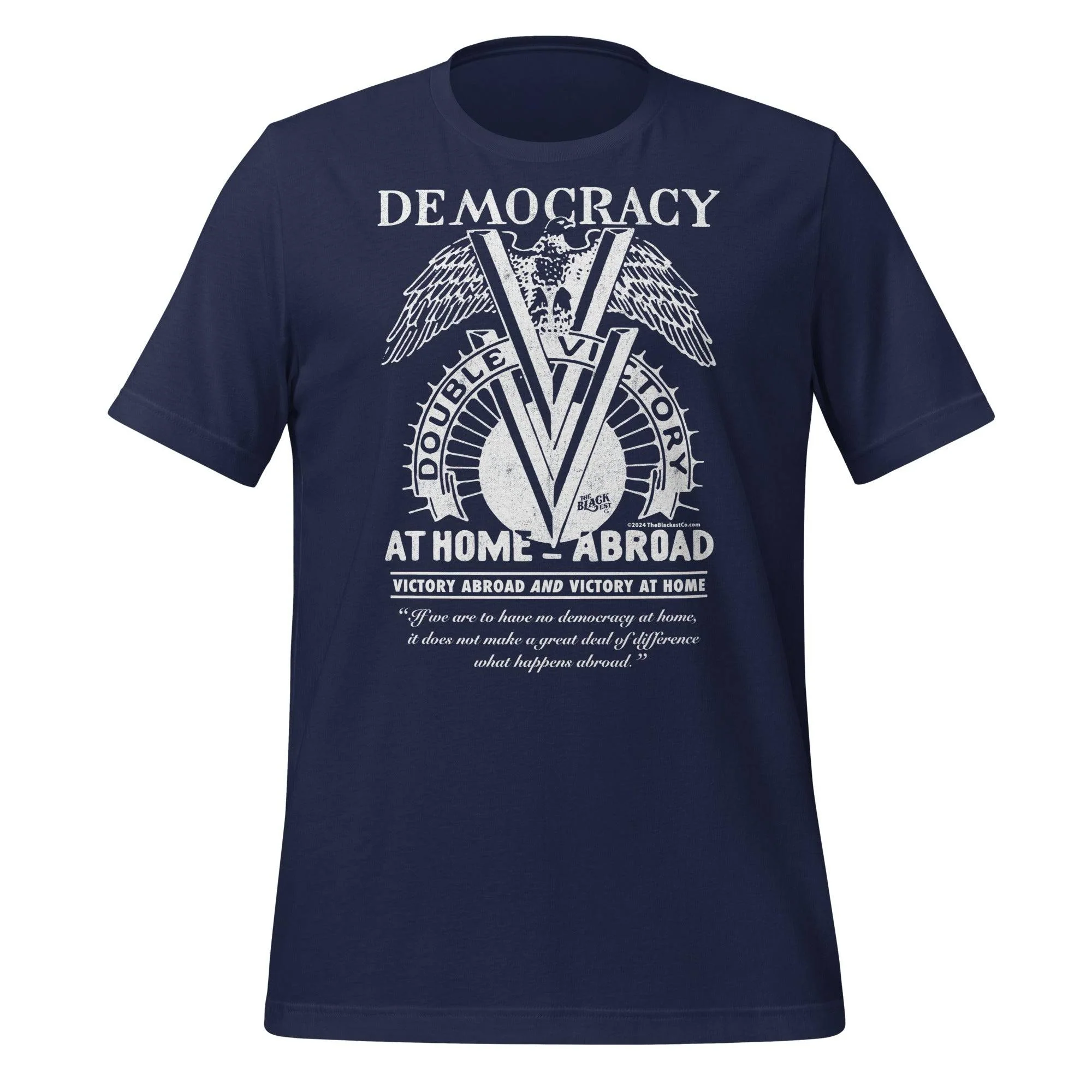 Double V Campaign WWII Black Soldiers Fashion T-Shirt - Image 8