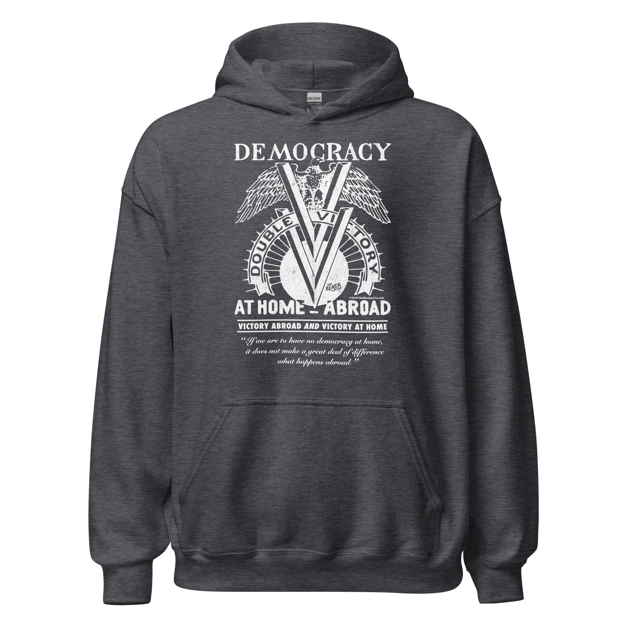 Double V Campaign WWII Black Soldiers Hoodie - Image 7