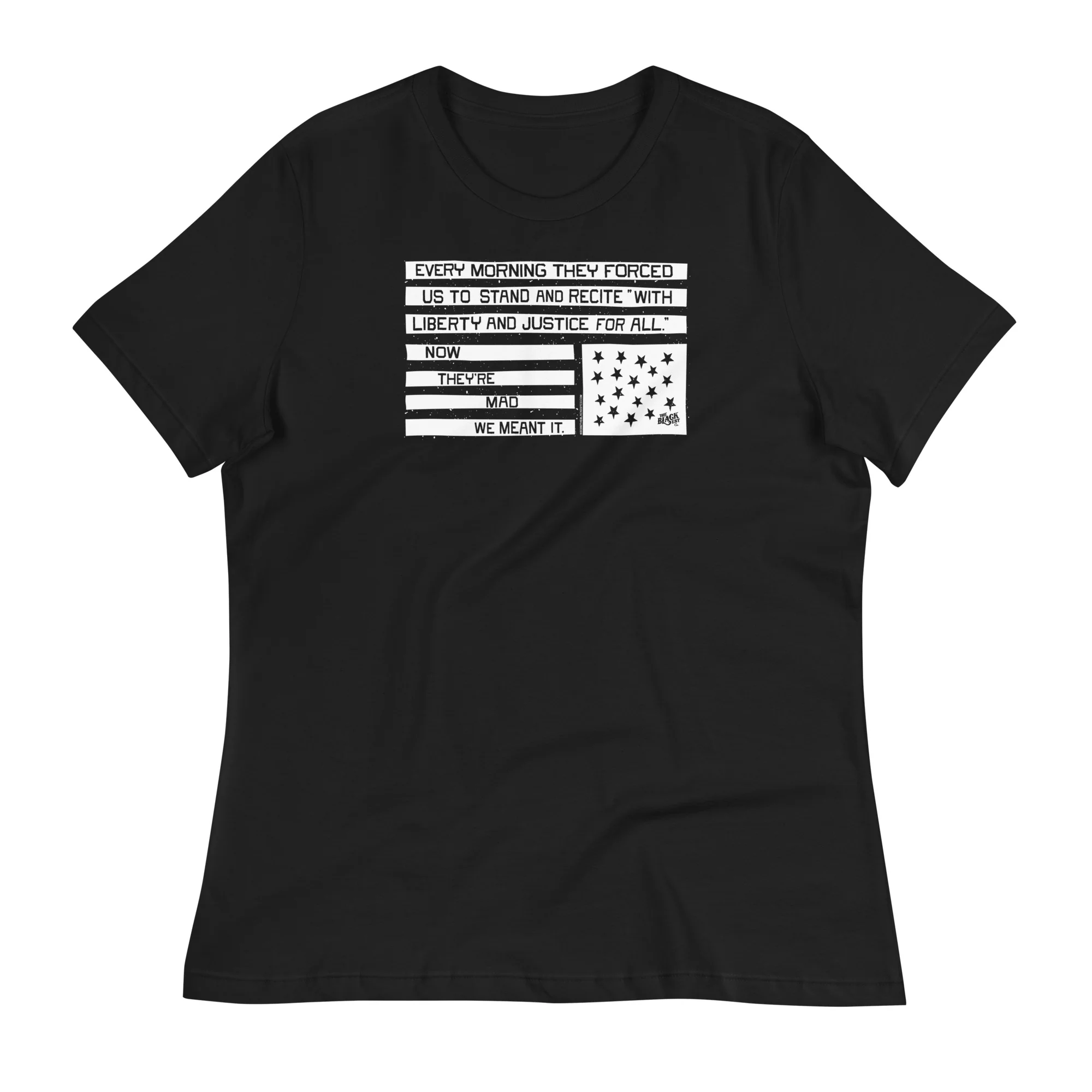 Forced To Pledge Allegiance Women's Relaxed T-Shirt - Image 4