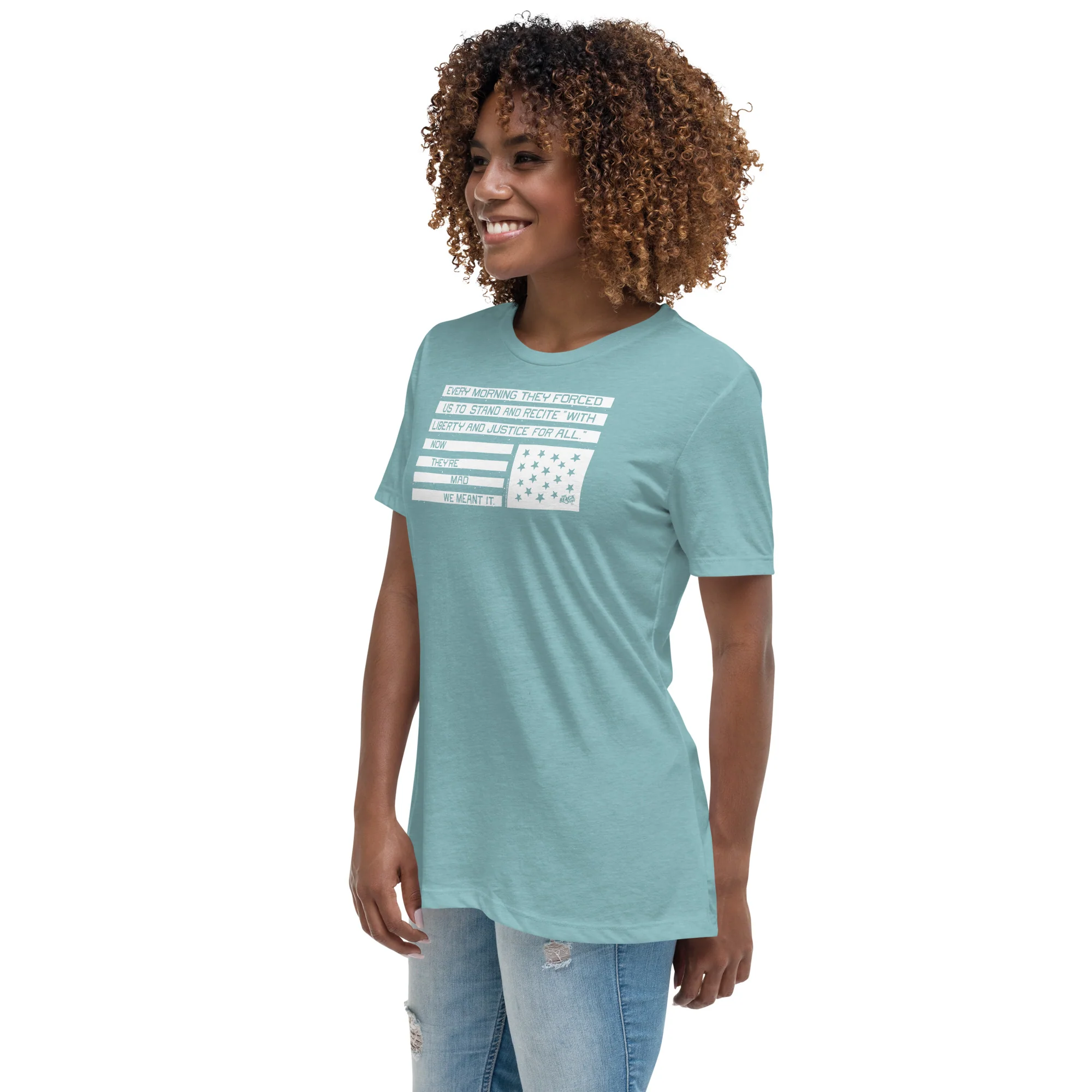 Forced To Pledge Allegiance Women's Relaxed T-Shirt - Image 9