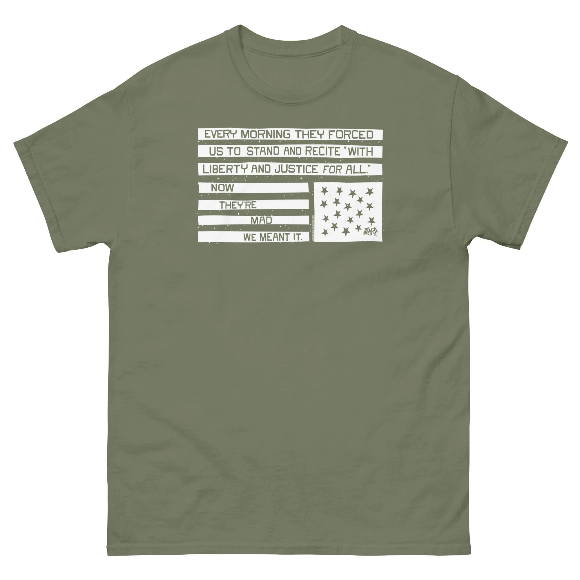 Forced To Pledge Allegiance For All Unisex Staple T-shirt - Image 4