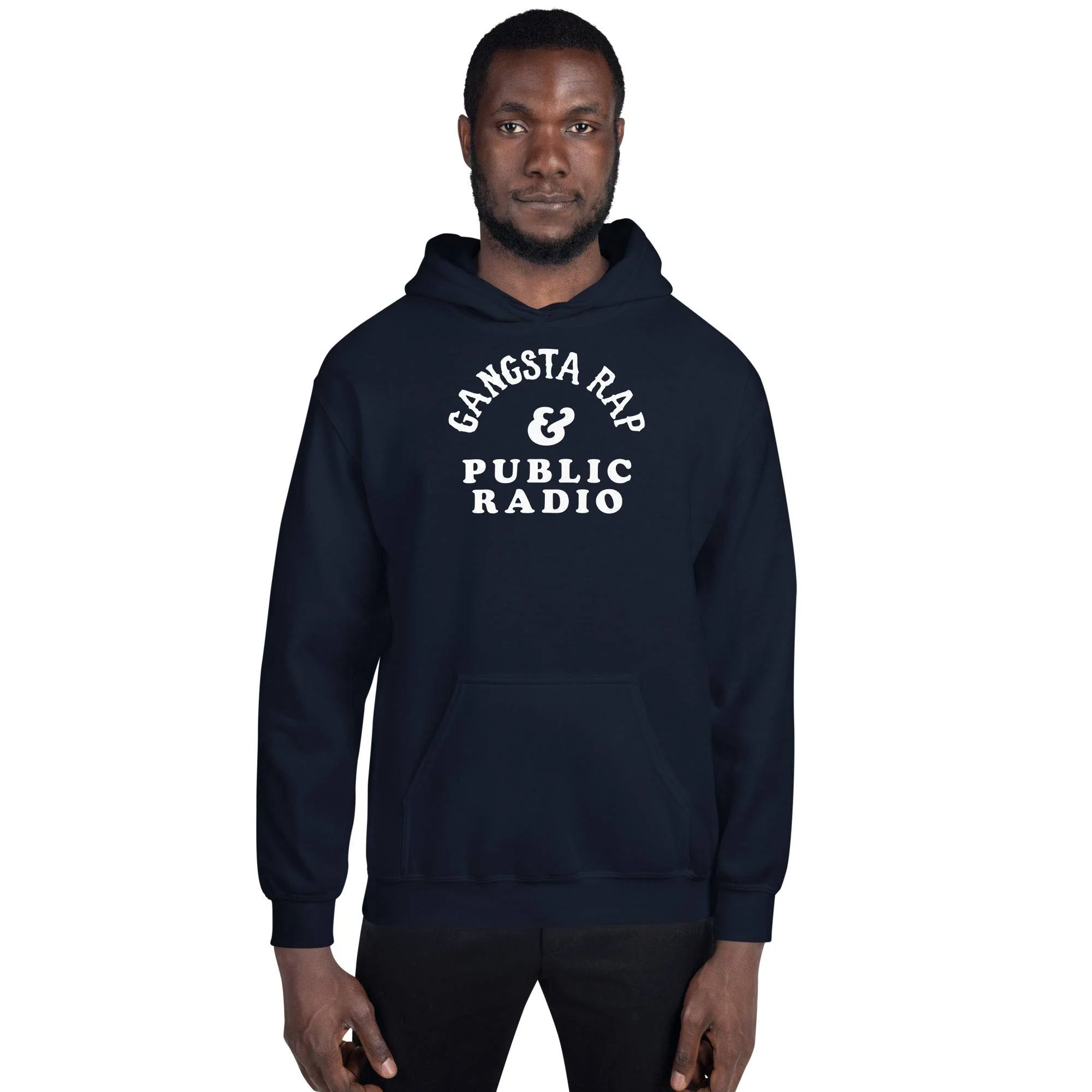 Gangsta Rap And Public Radio Unisex Staple Hoodie - Image 2