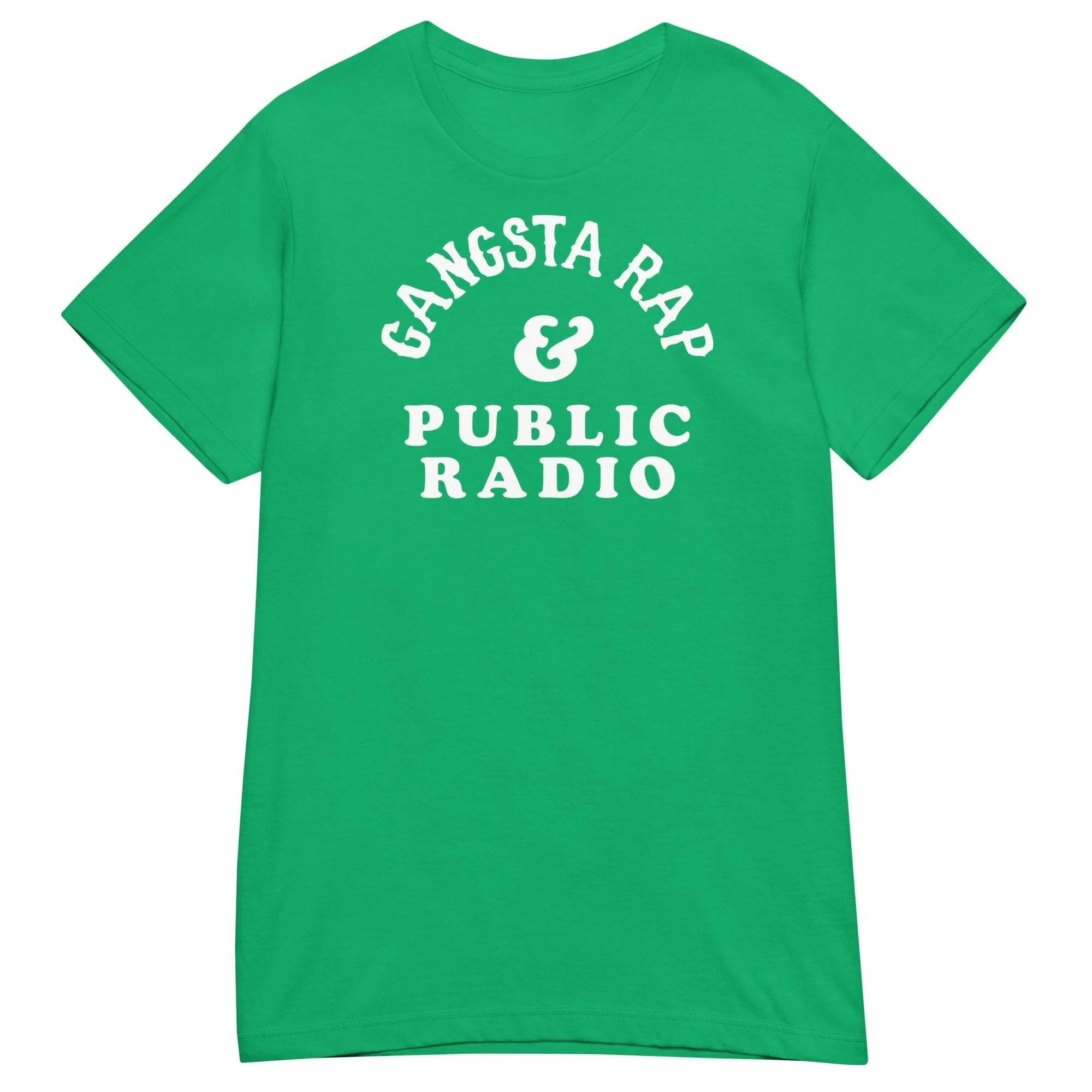 Gangsta Rap And Public Radio Womens Softstyle T-shirt
