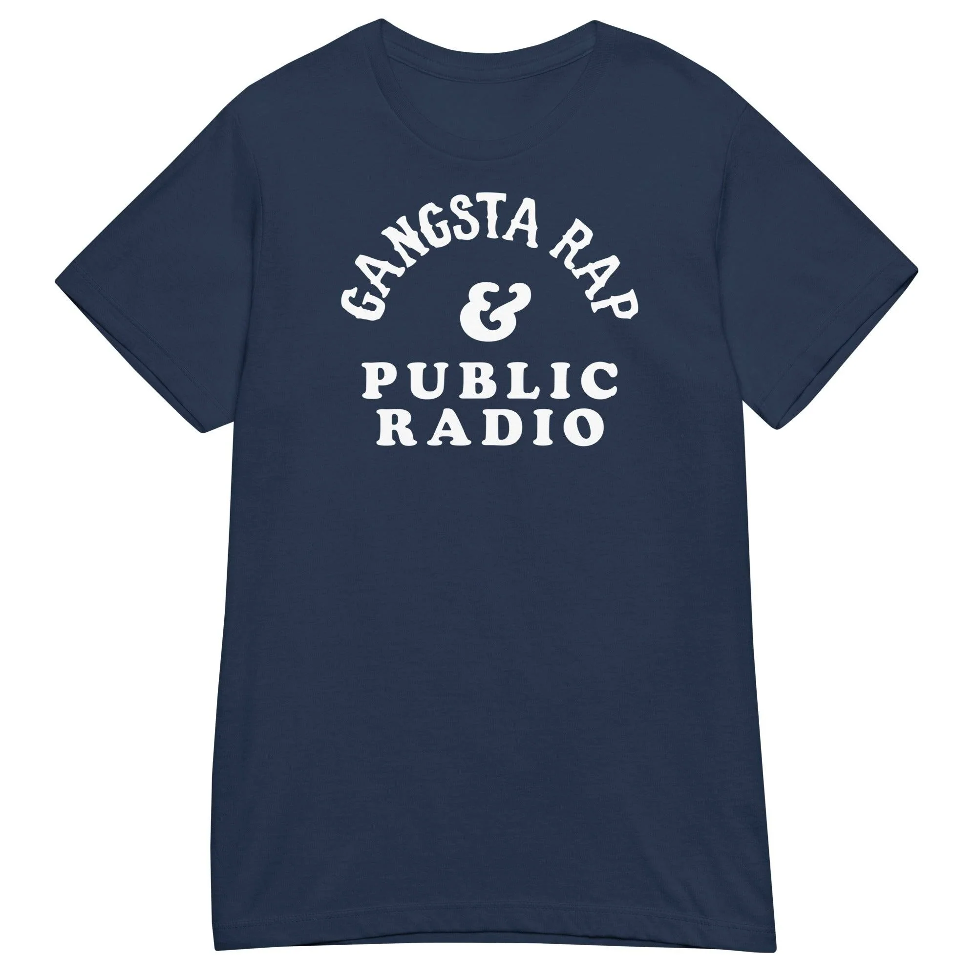 Gangsta Rap And Public Radio Womens Softstyle T-shirt - Image 3