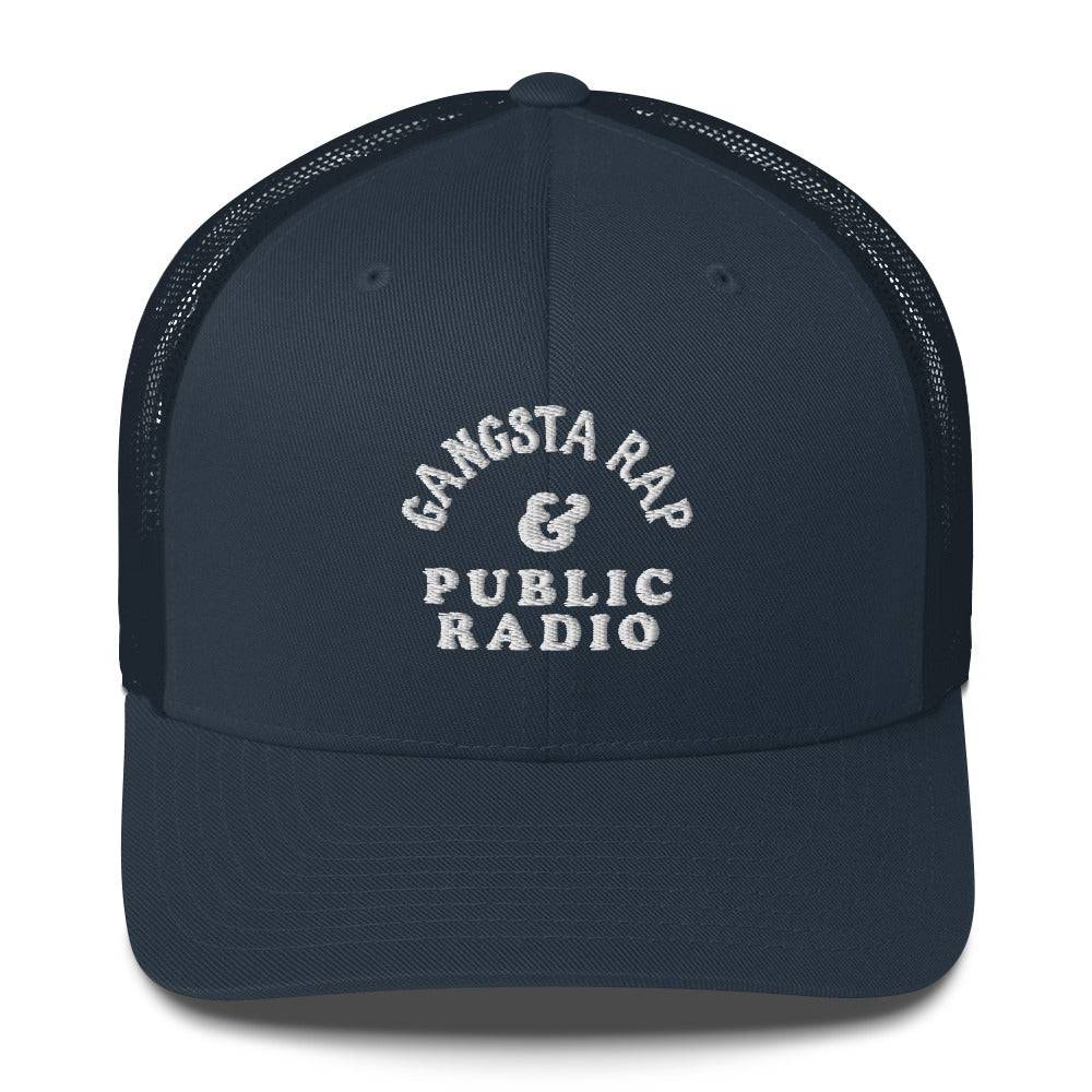 Gangsta Rap & Public Radio Retro Trucker Cap - Image 6