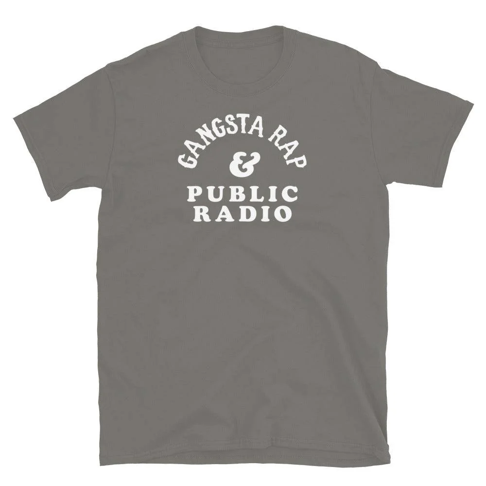 Gangsta Rap & Public Radio Softstyle Unisex T-Shirt - Image 10