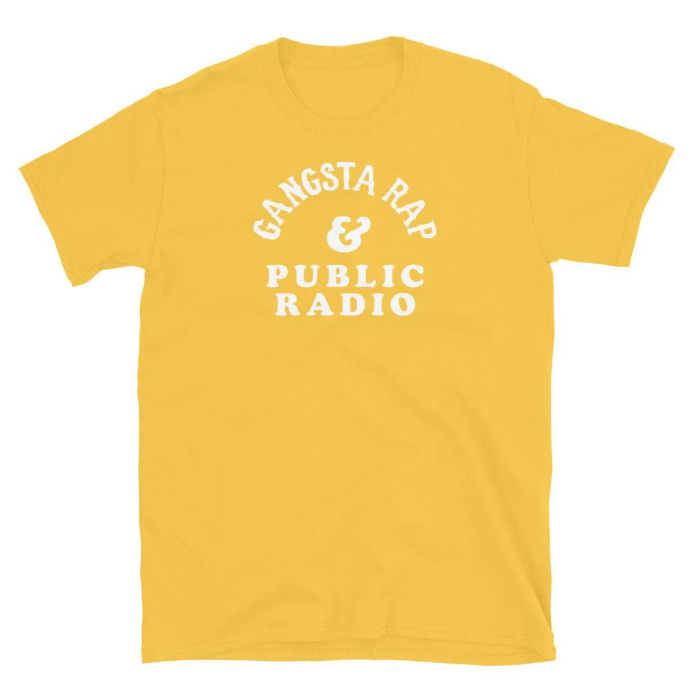 Gangsta Rap & Public Radio Softstyle Unisex T-Shirt - Image 12