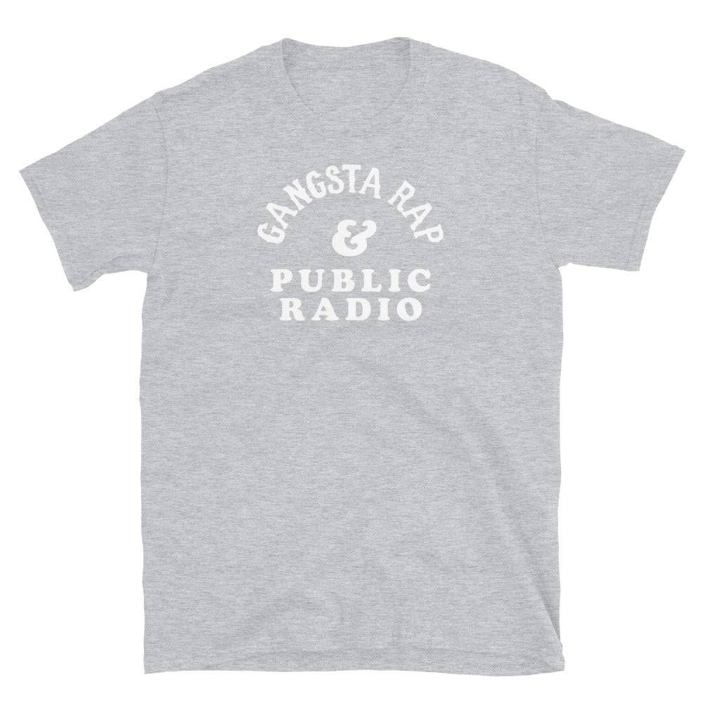 Gangsta Rap & Public Radio Softstyle Unisex T-Shirt - Image 14