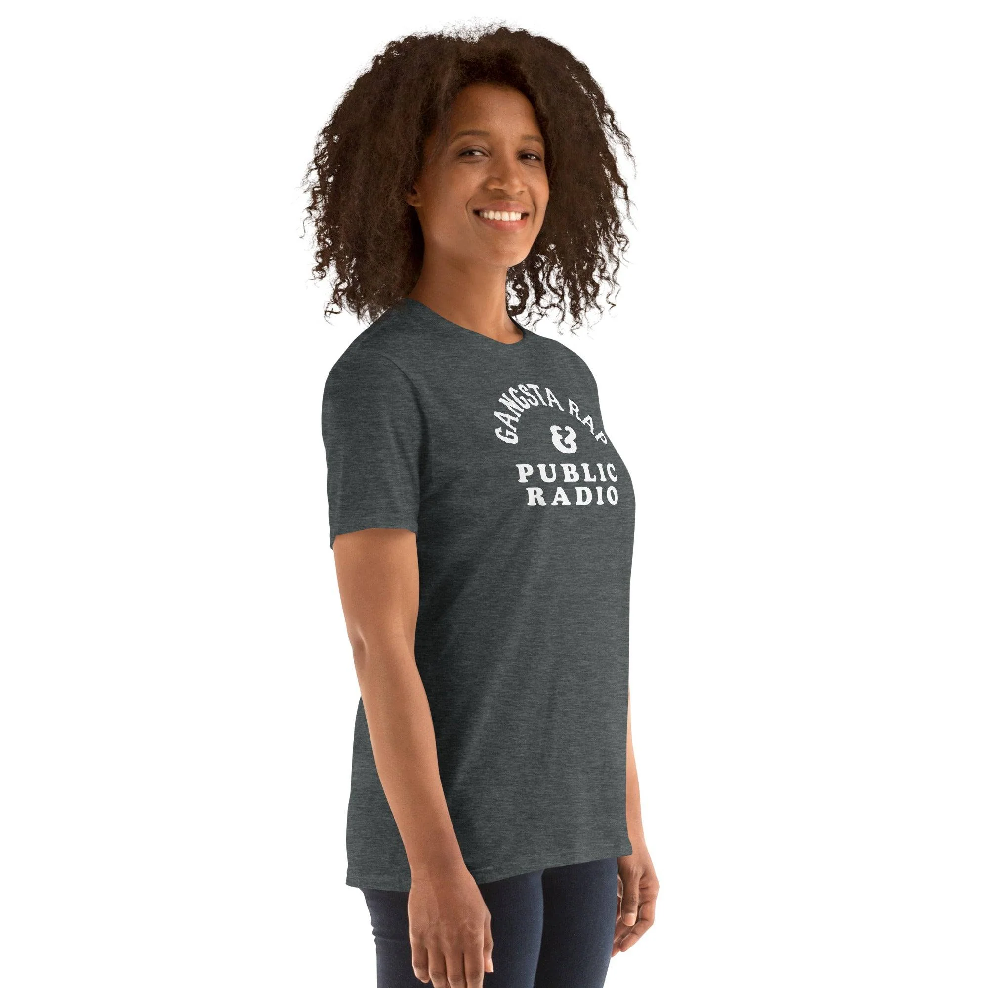 Gangsta Rap & Public Radio Softstyle Unisex T-Shirt - Image 4