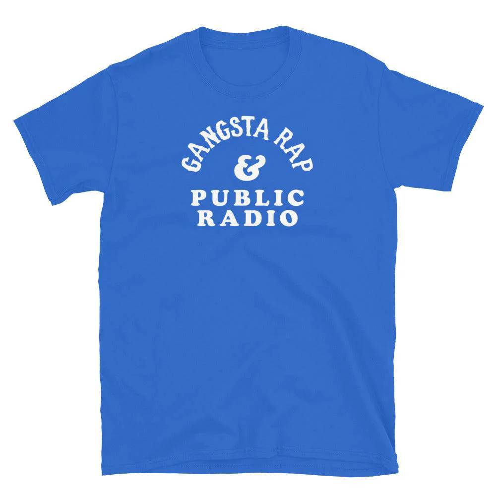 Gangsta Rap & Public Radio Softstyle Unisex T-Shirt - Image 7