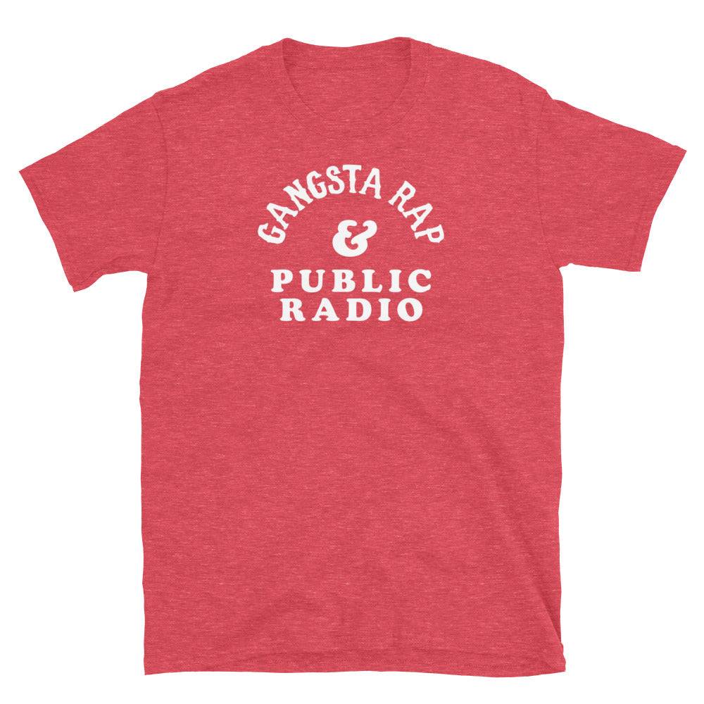 Gangsta Rap & Public Radio Softstyle Unisex T-Shirt - Image 9