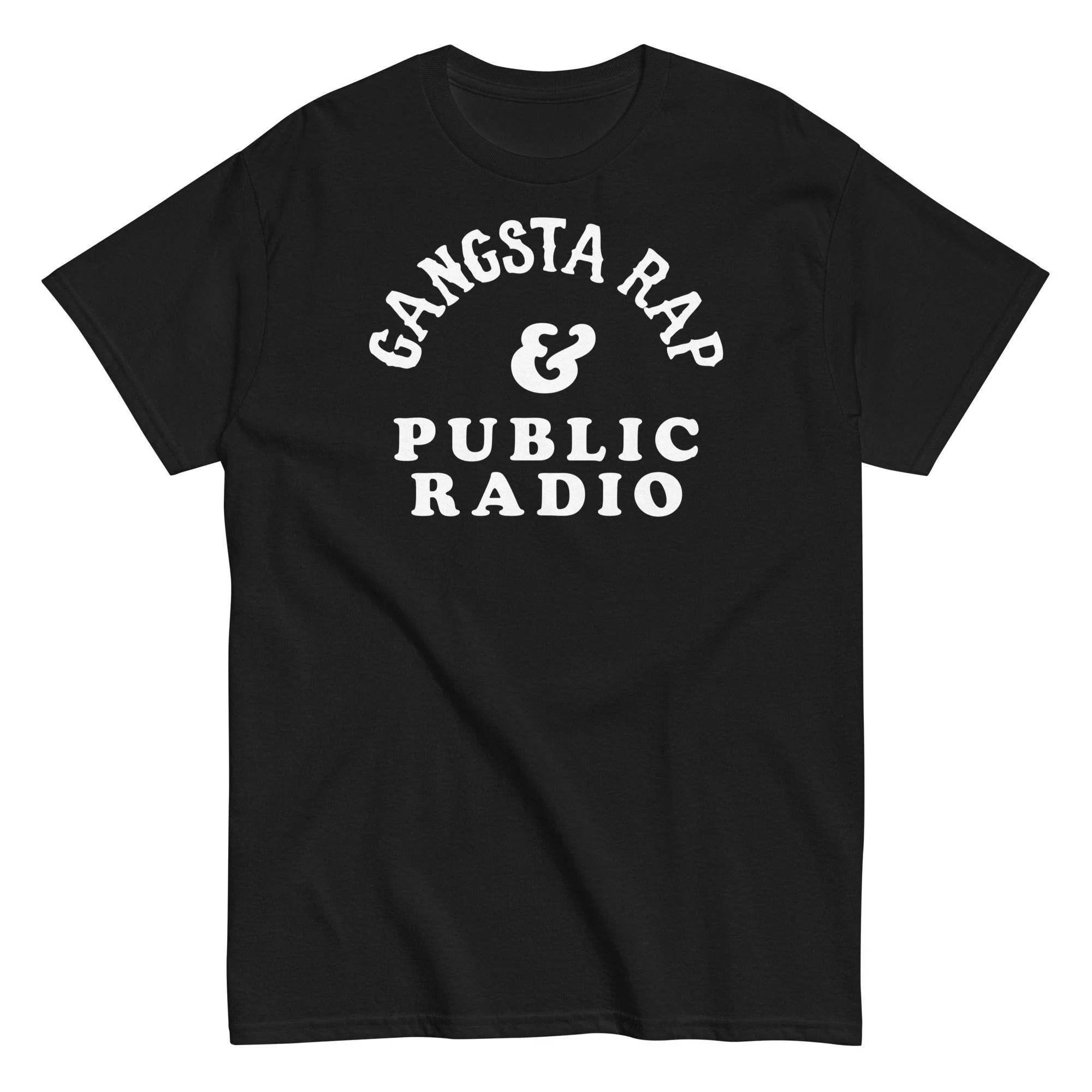 Gangsta Rap & Public Radio - Classic Staple Tee