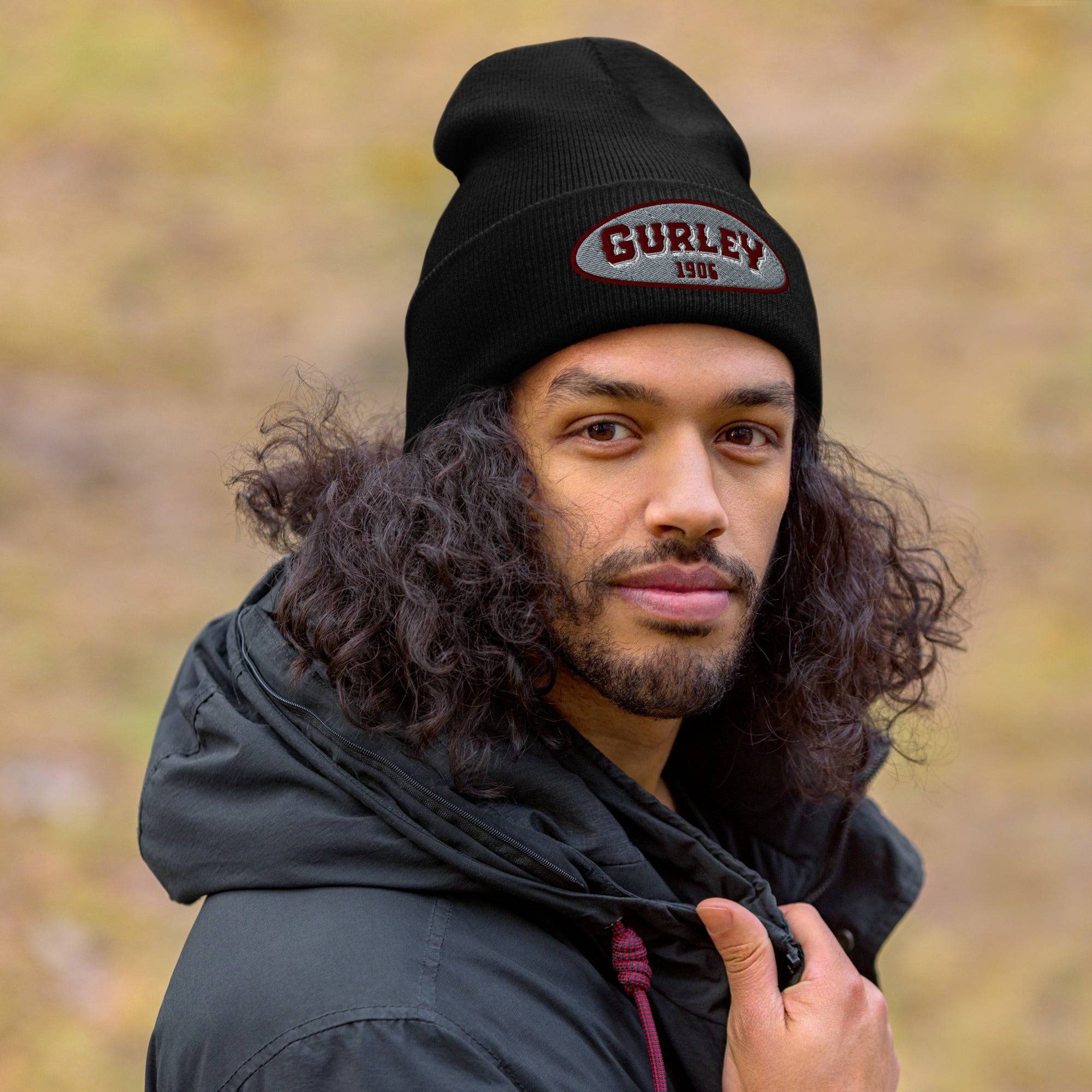 Gurley 1906 Embroidered Cuffed Beanie - Image 3