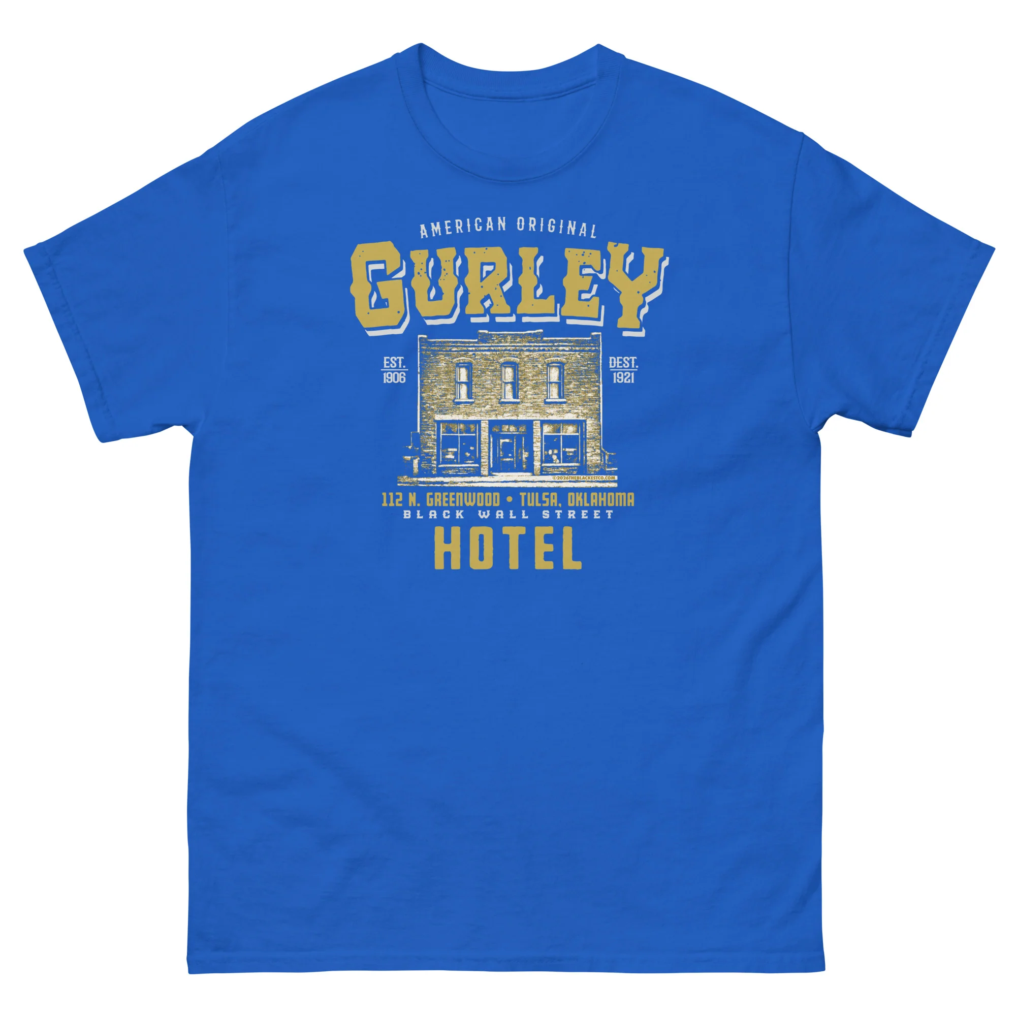 Gurley American Original Black Wall Street T-shirt - Image 9