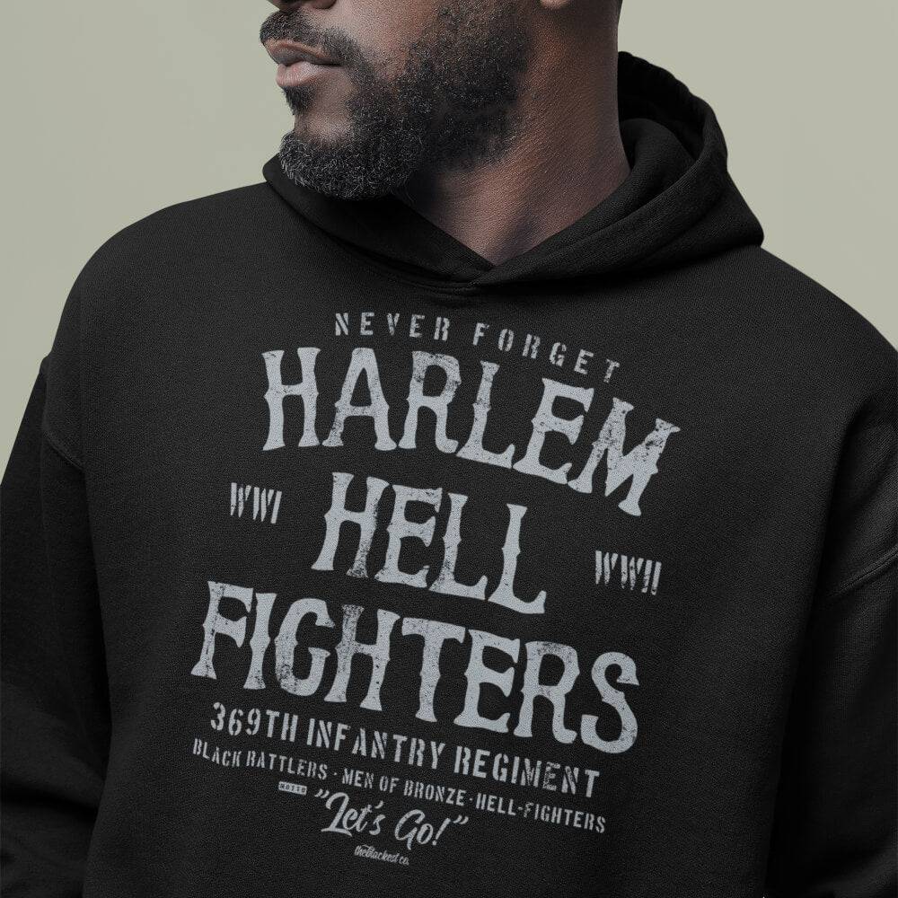 Harlem Hellfighter Black Soldiers Staple Unisex Hoodie - Image 2