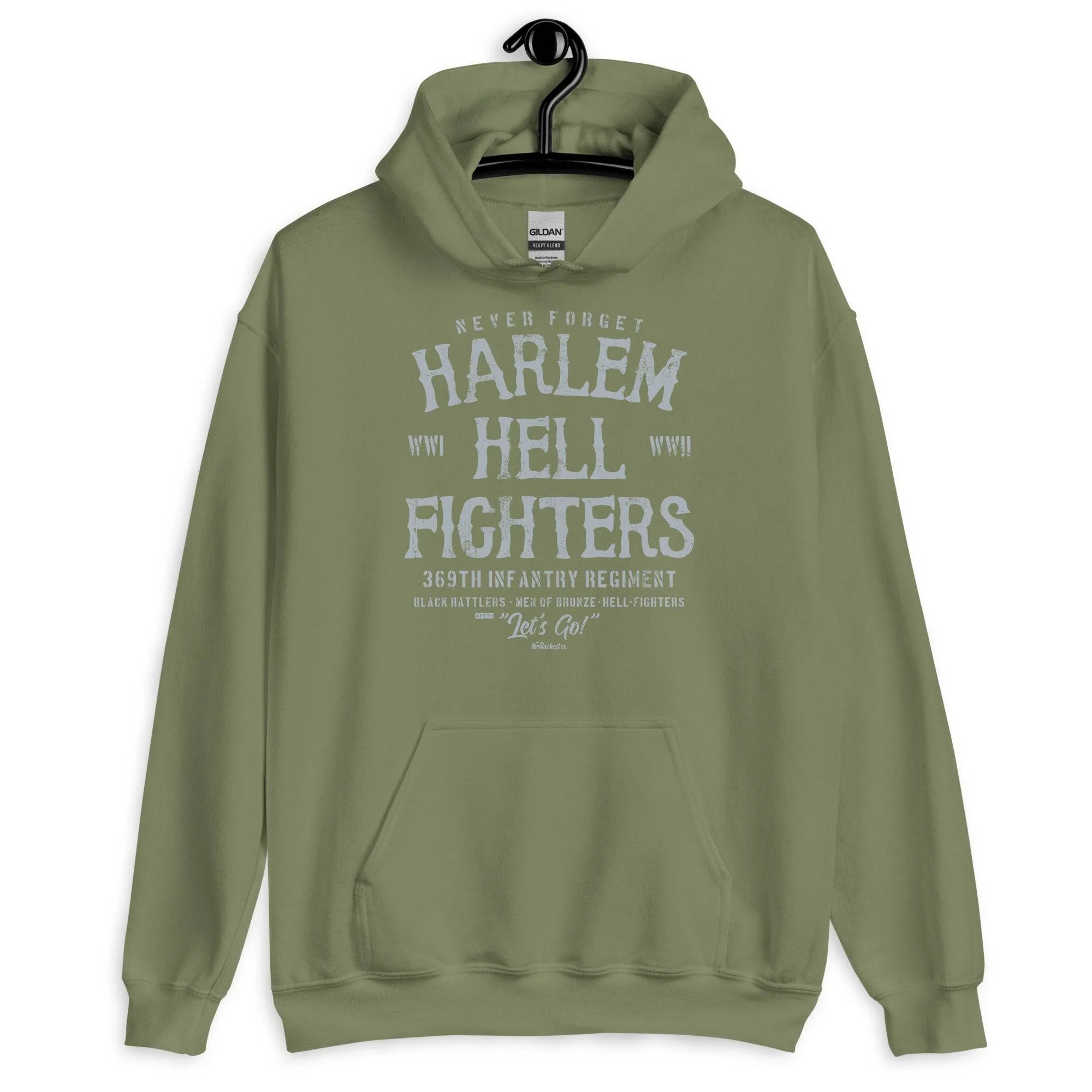 Harlem Hellfighter Black Soldiers Staple Unisex Hoodie - Image 9