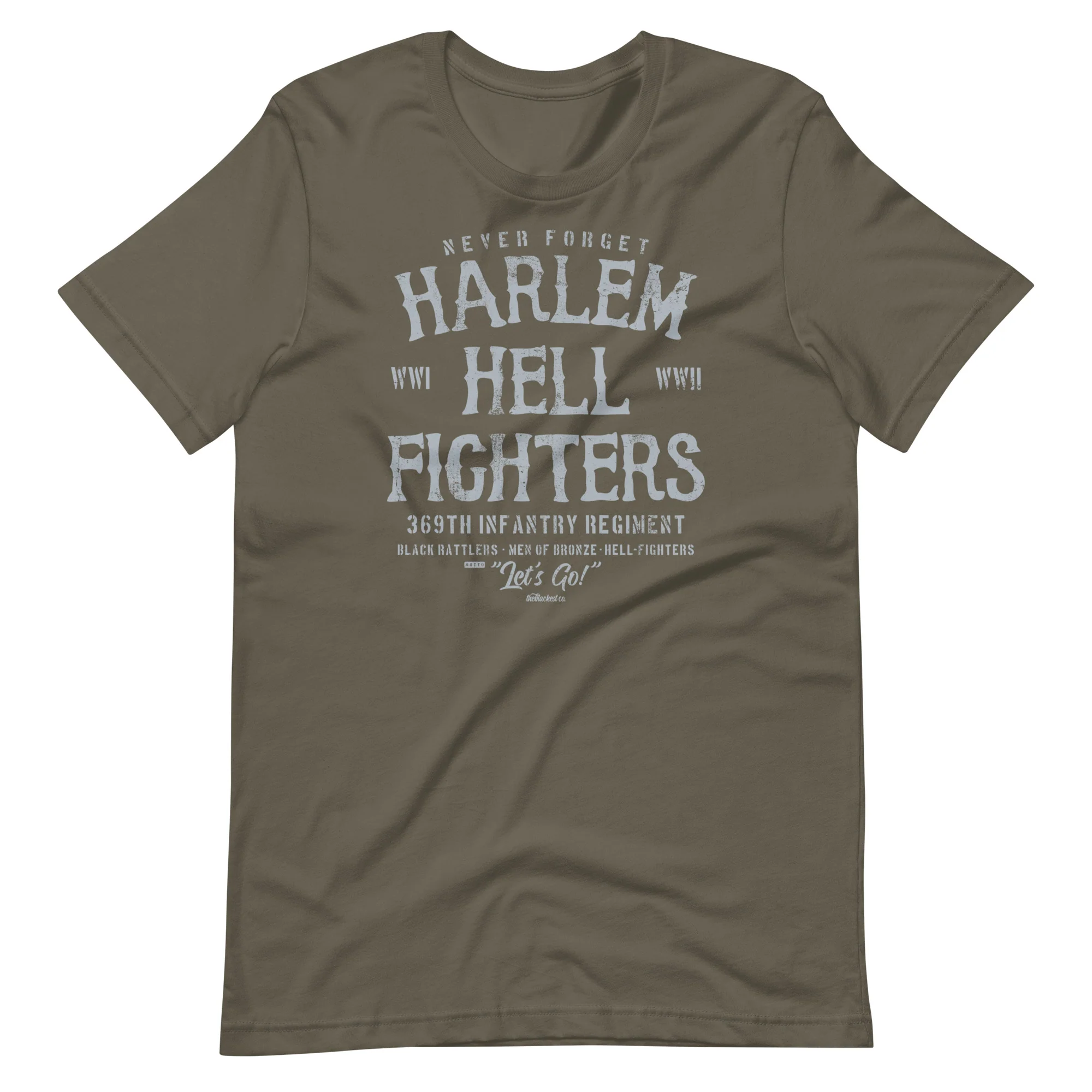 Harlem Hellfighters Black History Unisex Cotton T-Shirt - Image 13