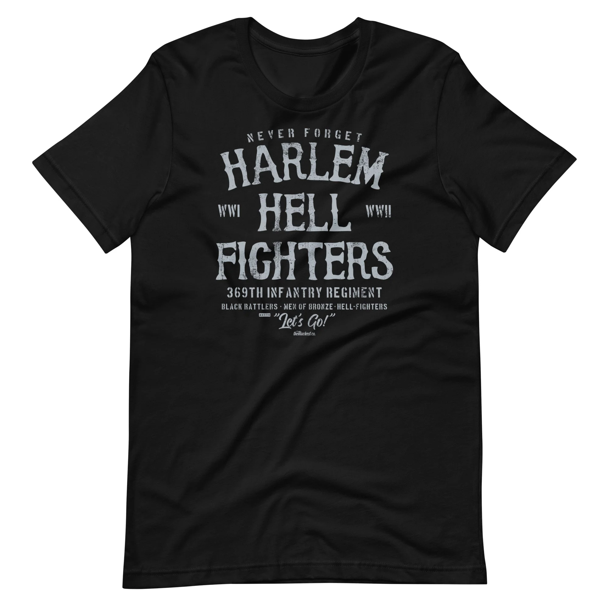 Harlem Hellfighters Black History Unisex Cotton T-Shirt - Image 4