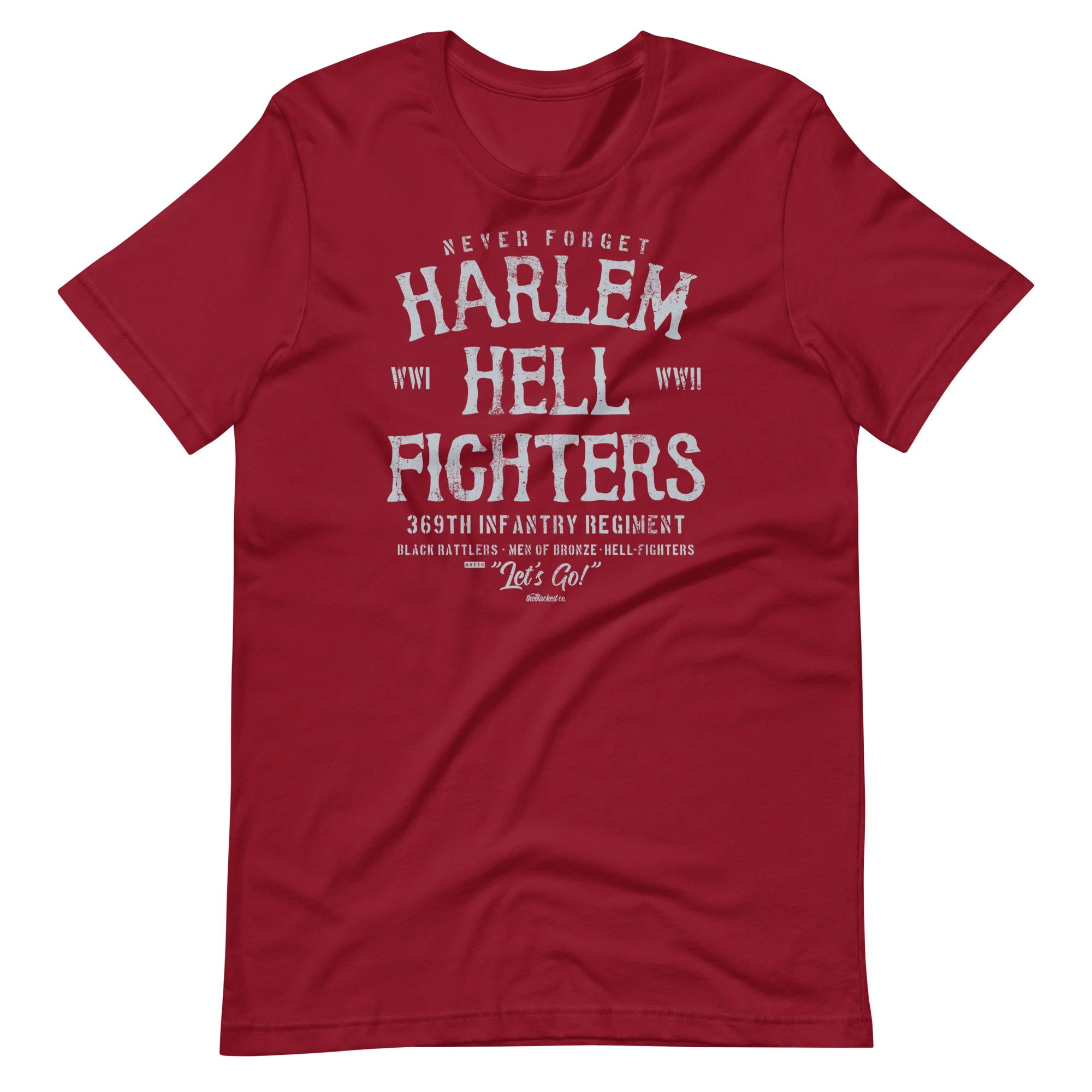 Harlem Hellfighters Black History Unisex Cotton T-Shirt - Image 5