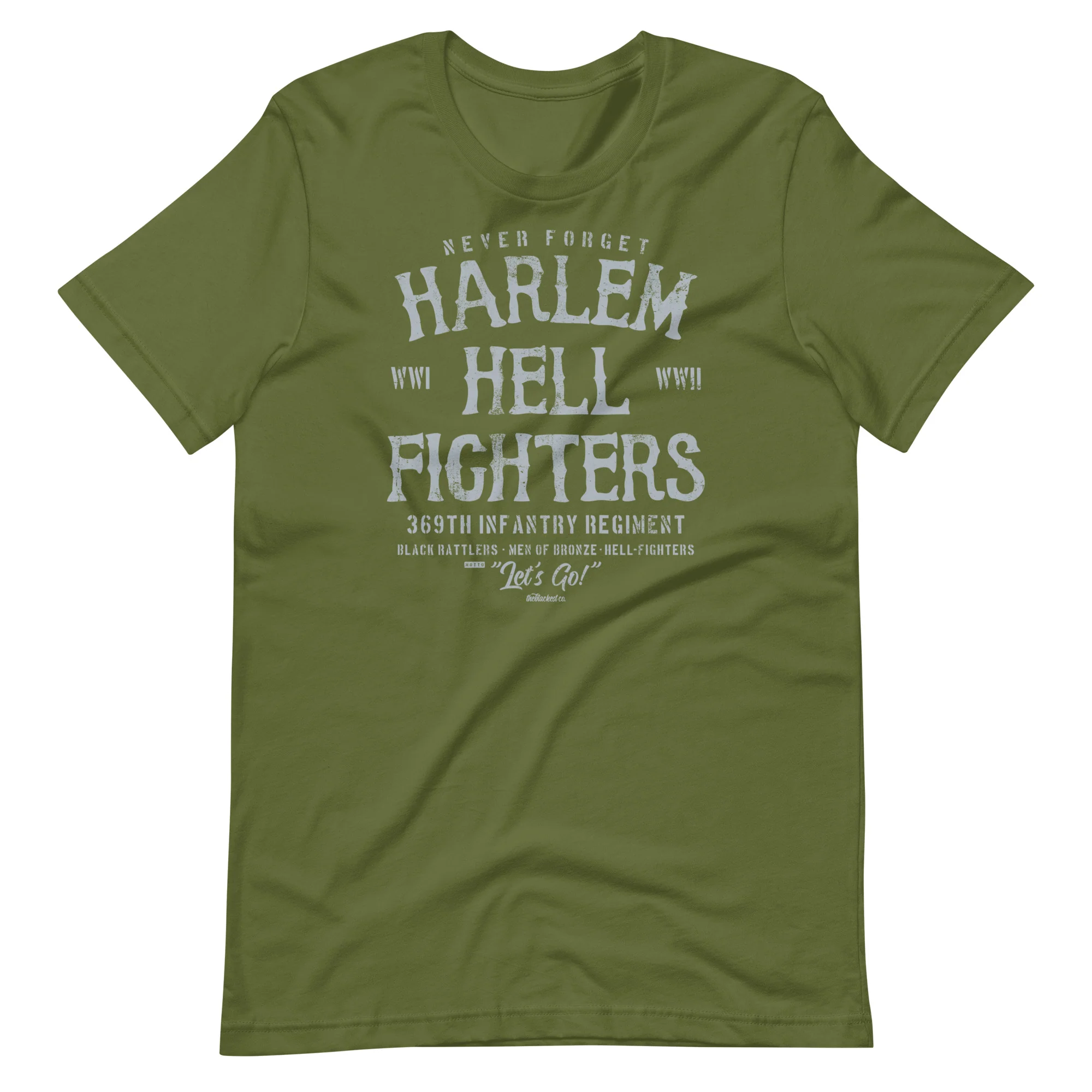 Harlem Hellfighters Black History Unisex Cotton T-Shirt - Image 6