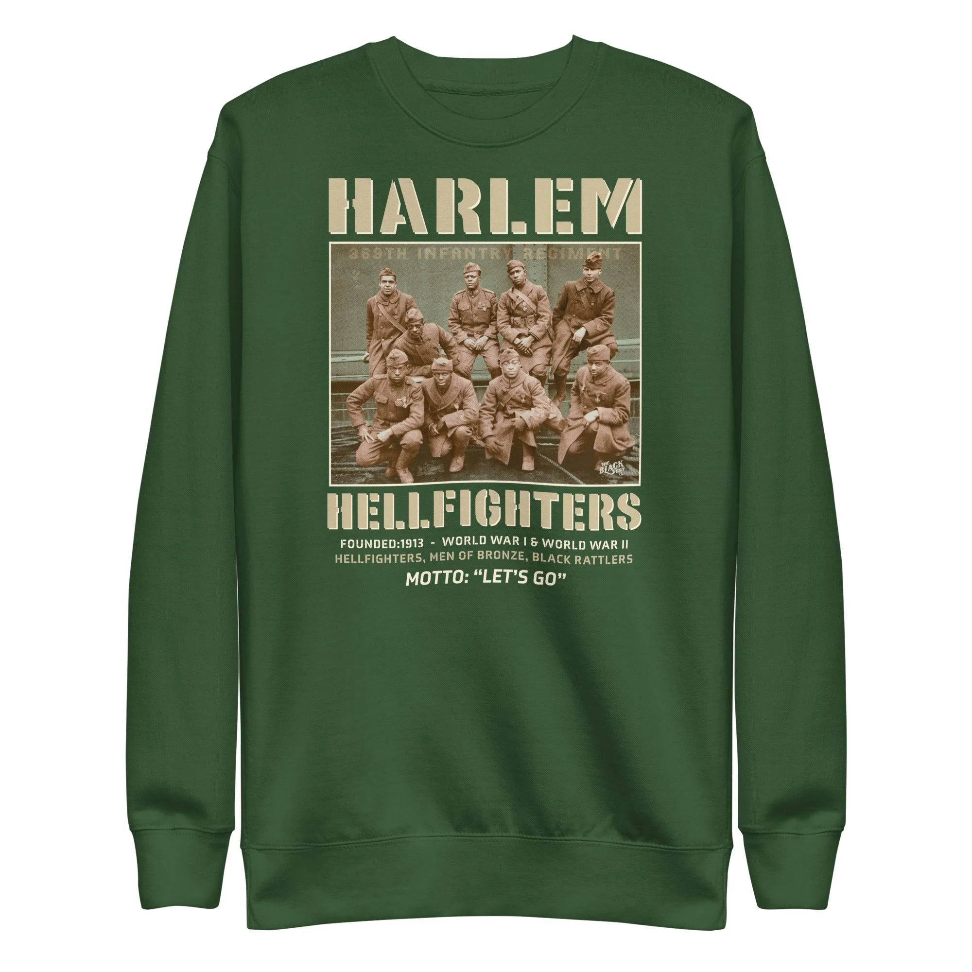 Harlem Hellfighters Black Soldiers Premium Sweatshirt