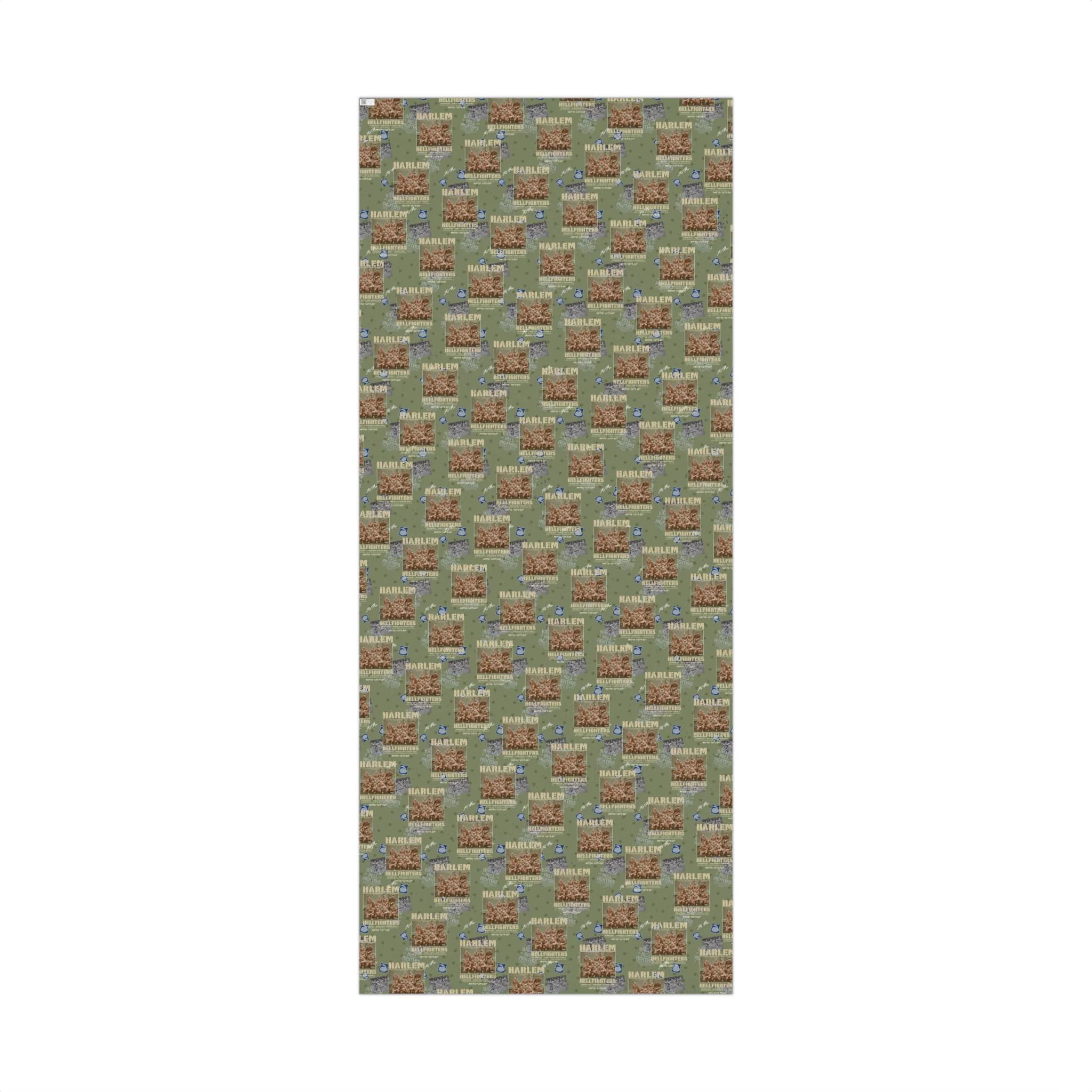 Harlem Hellfighters Soldiers Black History Gift Wrapping Paper - Image 6