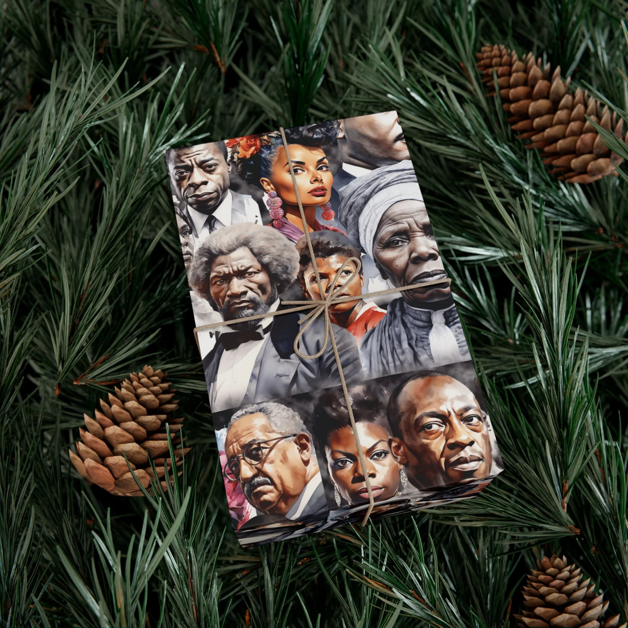 Icons Of Black History Gift Wrapping Paper - Image 3