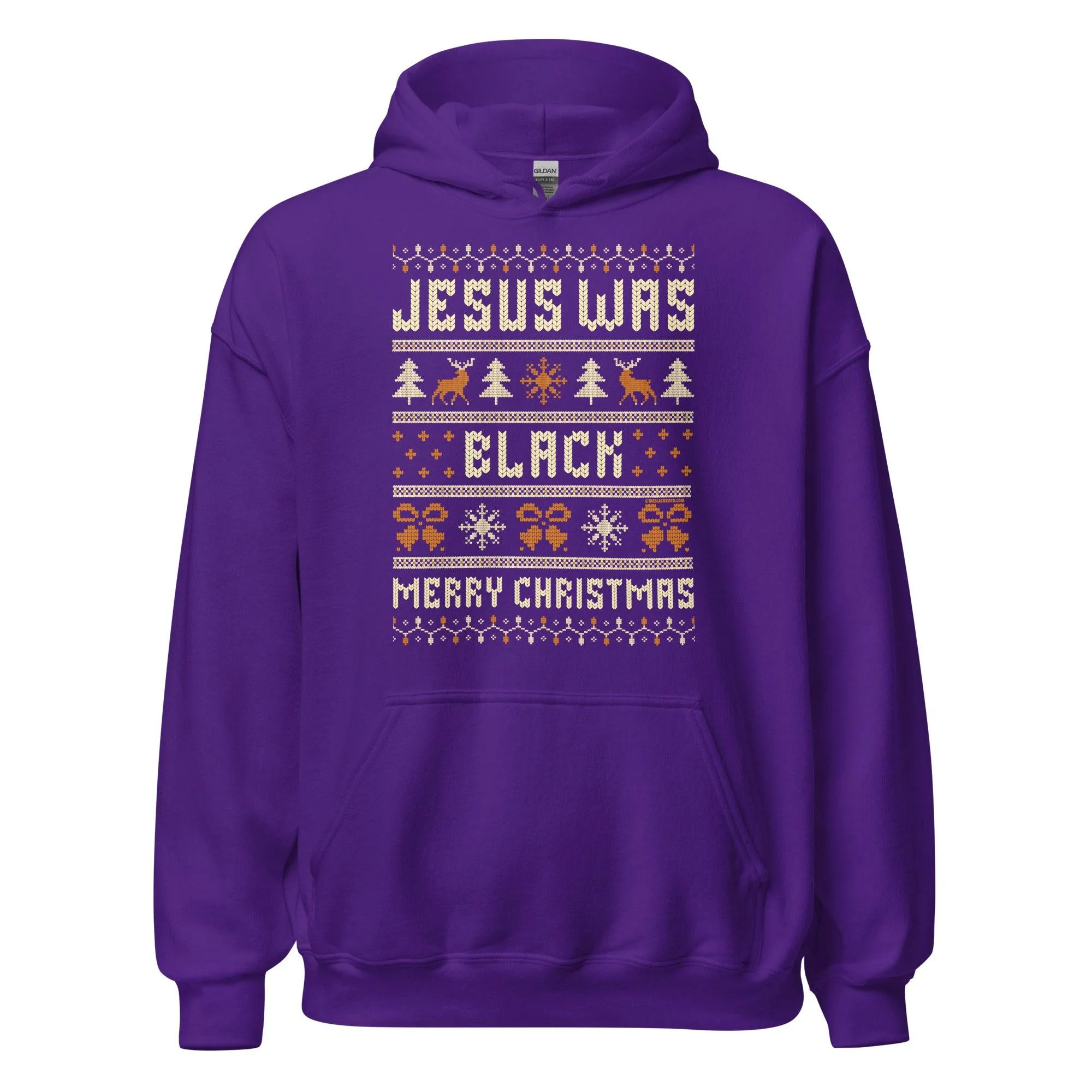 Jesus Was Black Merry Christmas Unisex Hoodie