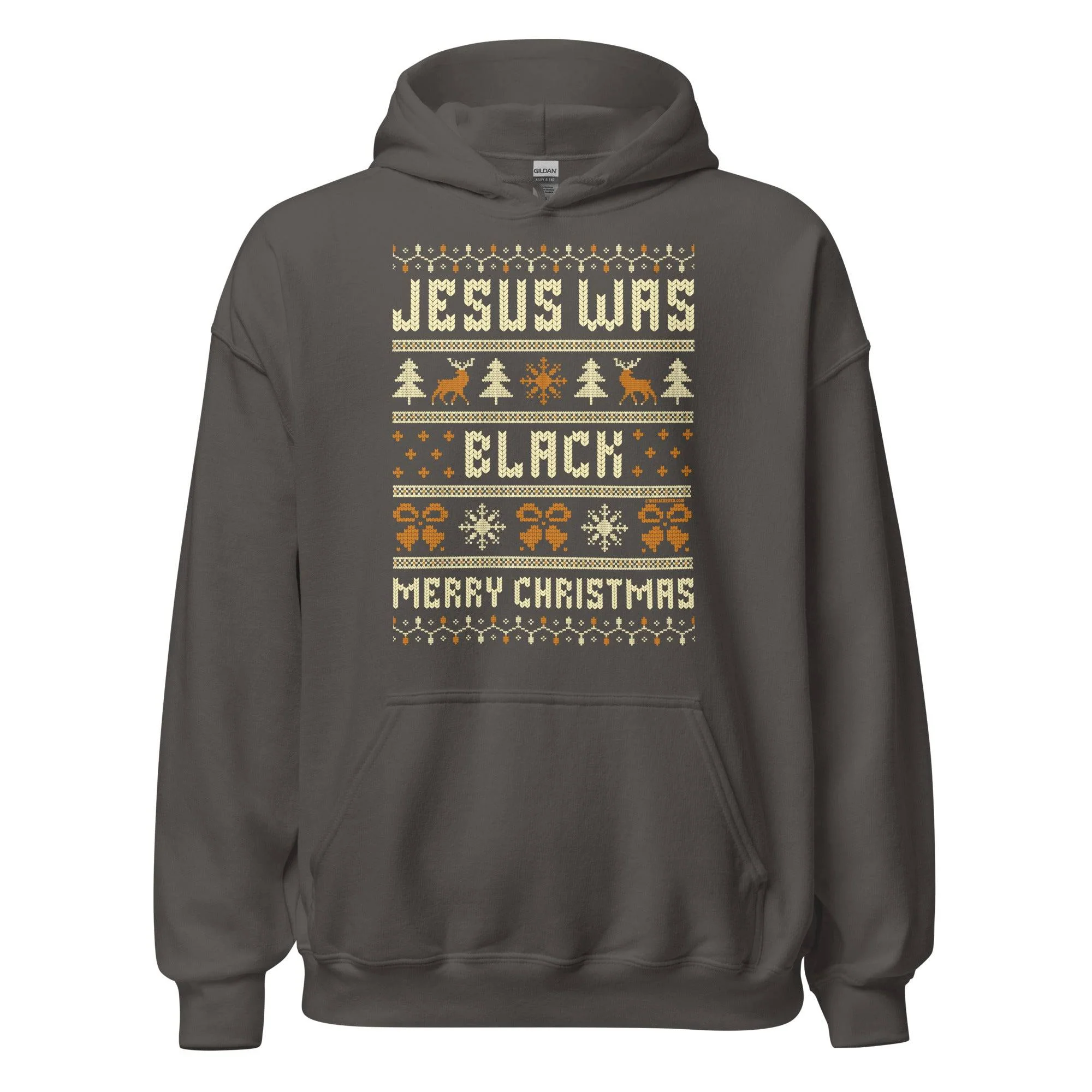 Jesus Was Black Merry Christmas Unisex Hoodie - Image 10