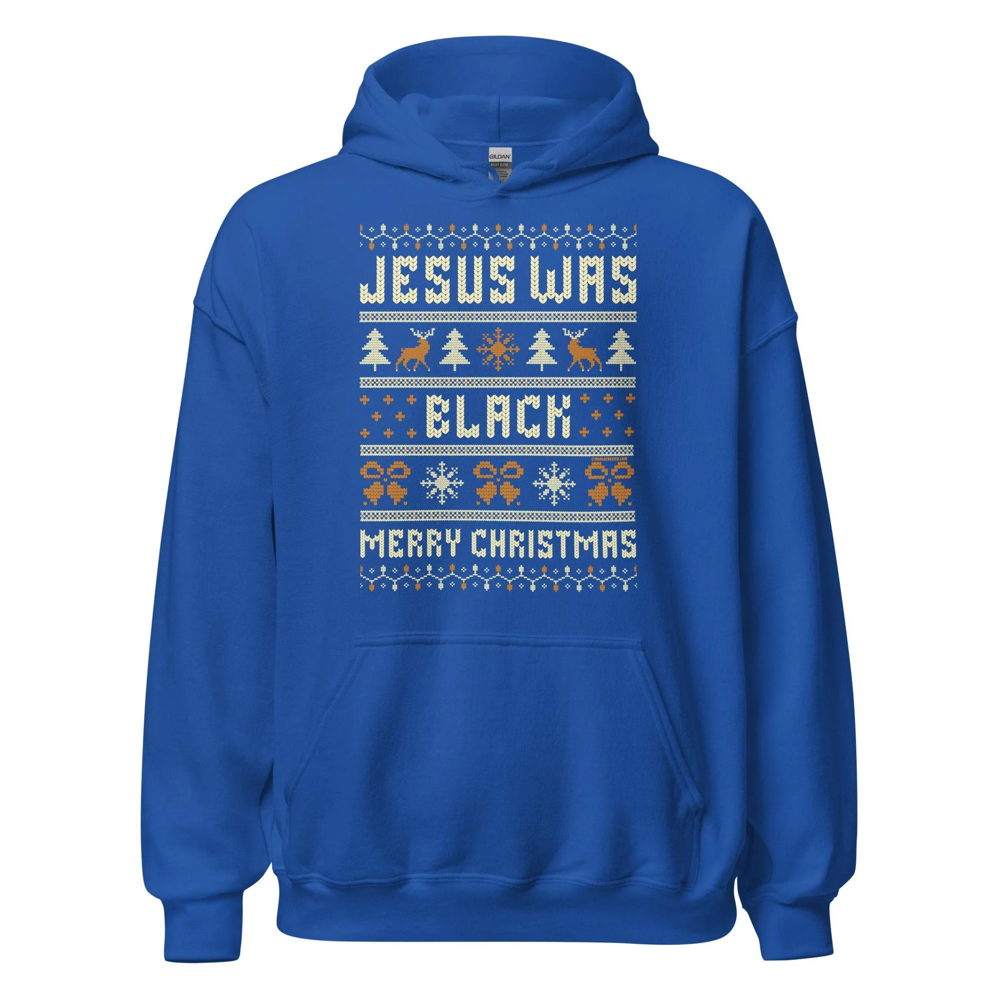 Jesus Was Black Merry Christmas Unisex Hoodie - Image 9