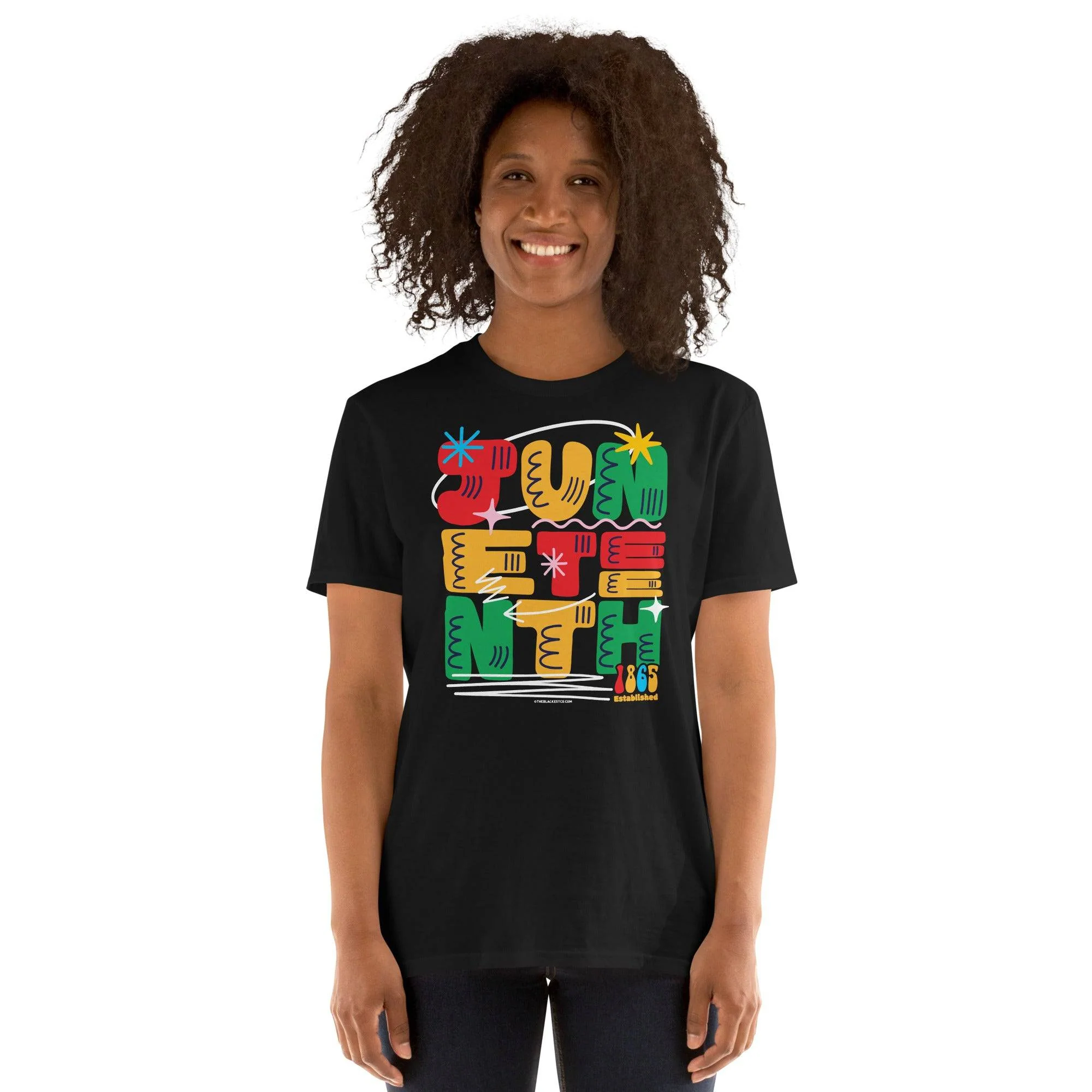Juneteenth Funky Abstract Unisex T-Shirt - Image 3