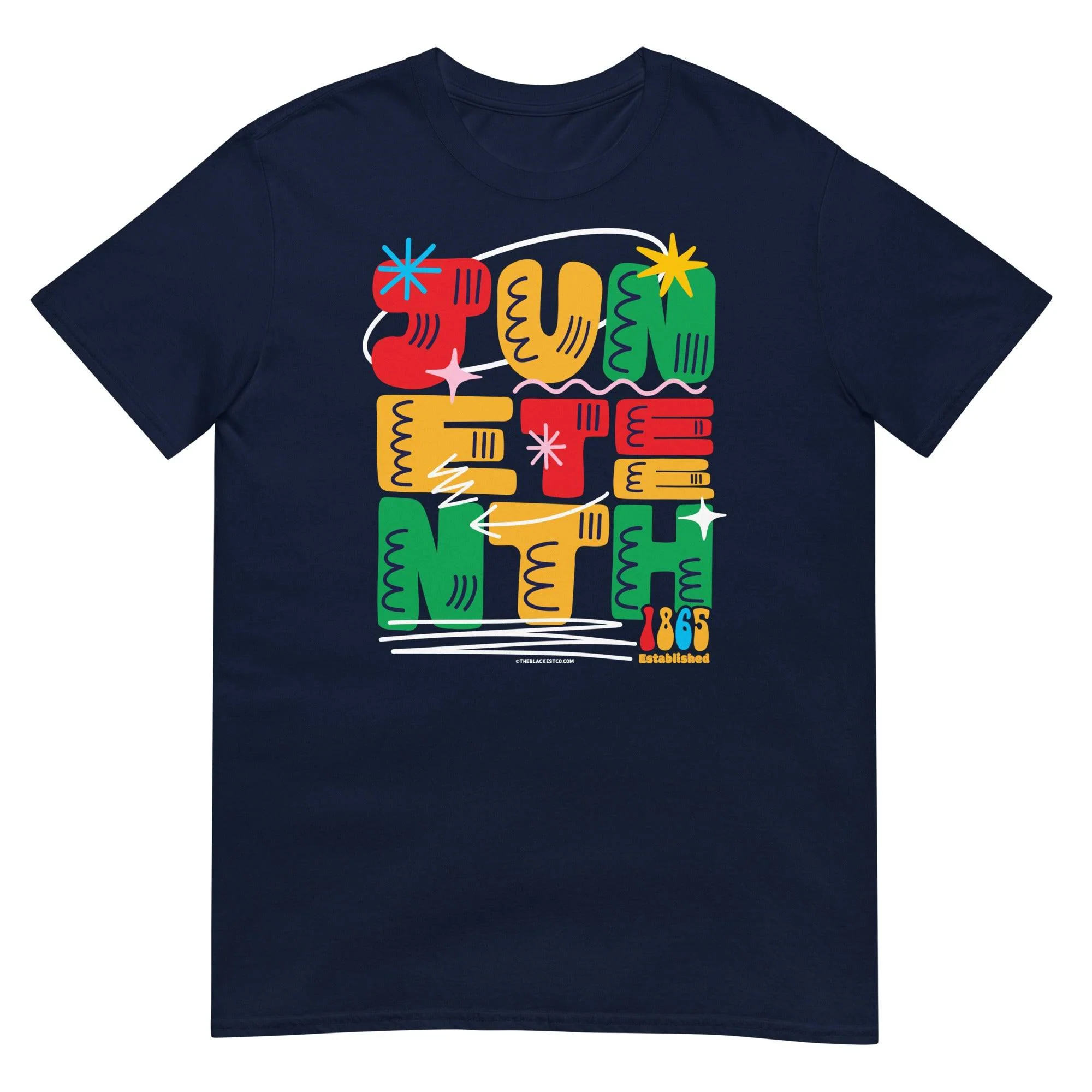 Juneteenth Funky Abstract Unisex T-Shirt - Image 5