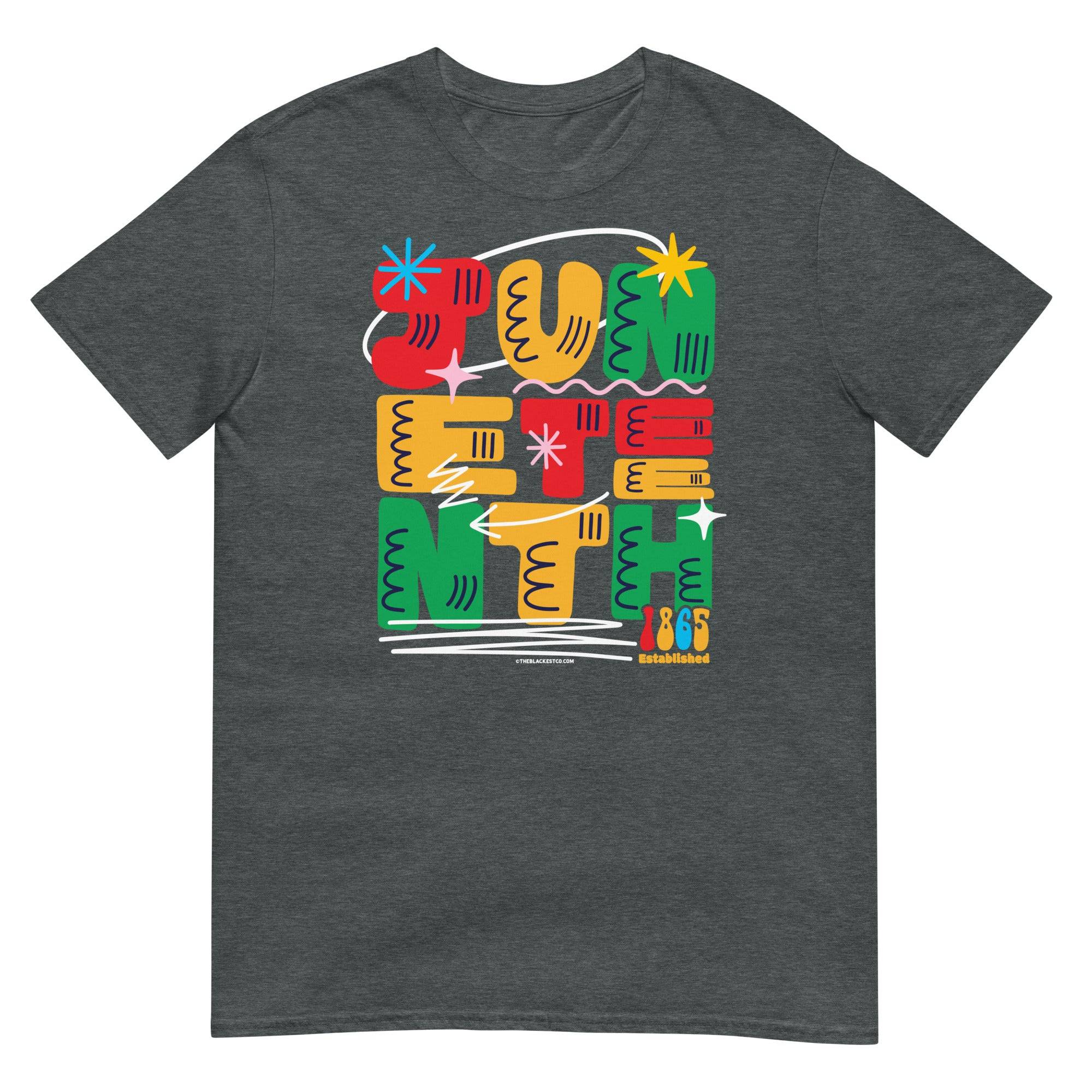 Juneteenth Funky Abstract Unisex T-Shirt - Image 6