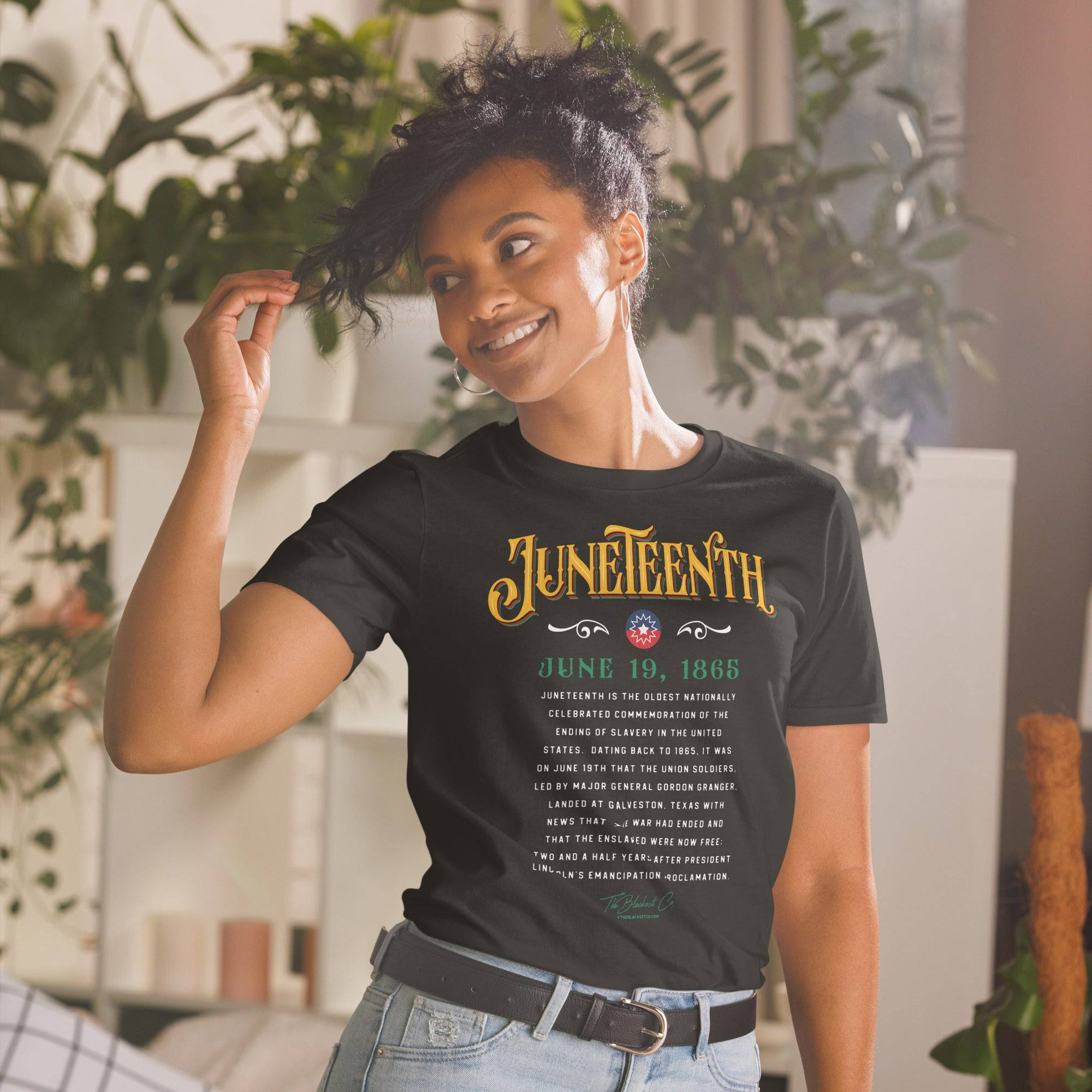 Juneteenth - The History Short Sleeve T-Shirt - Image 3