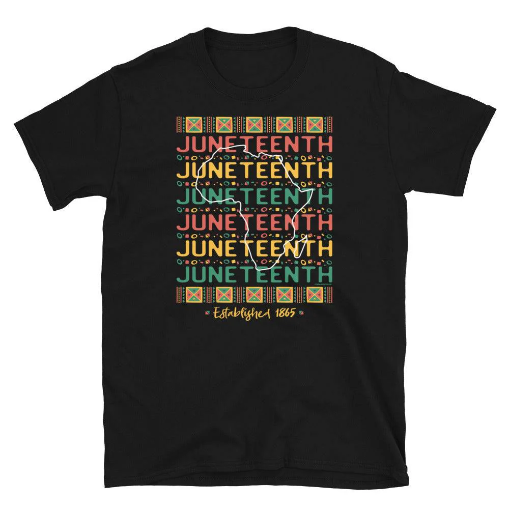 Juneteenth Africa Repeat Established 1865 T-Shirt