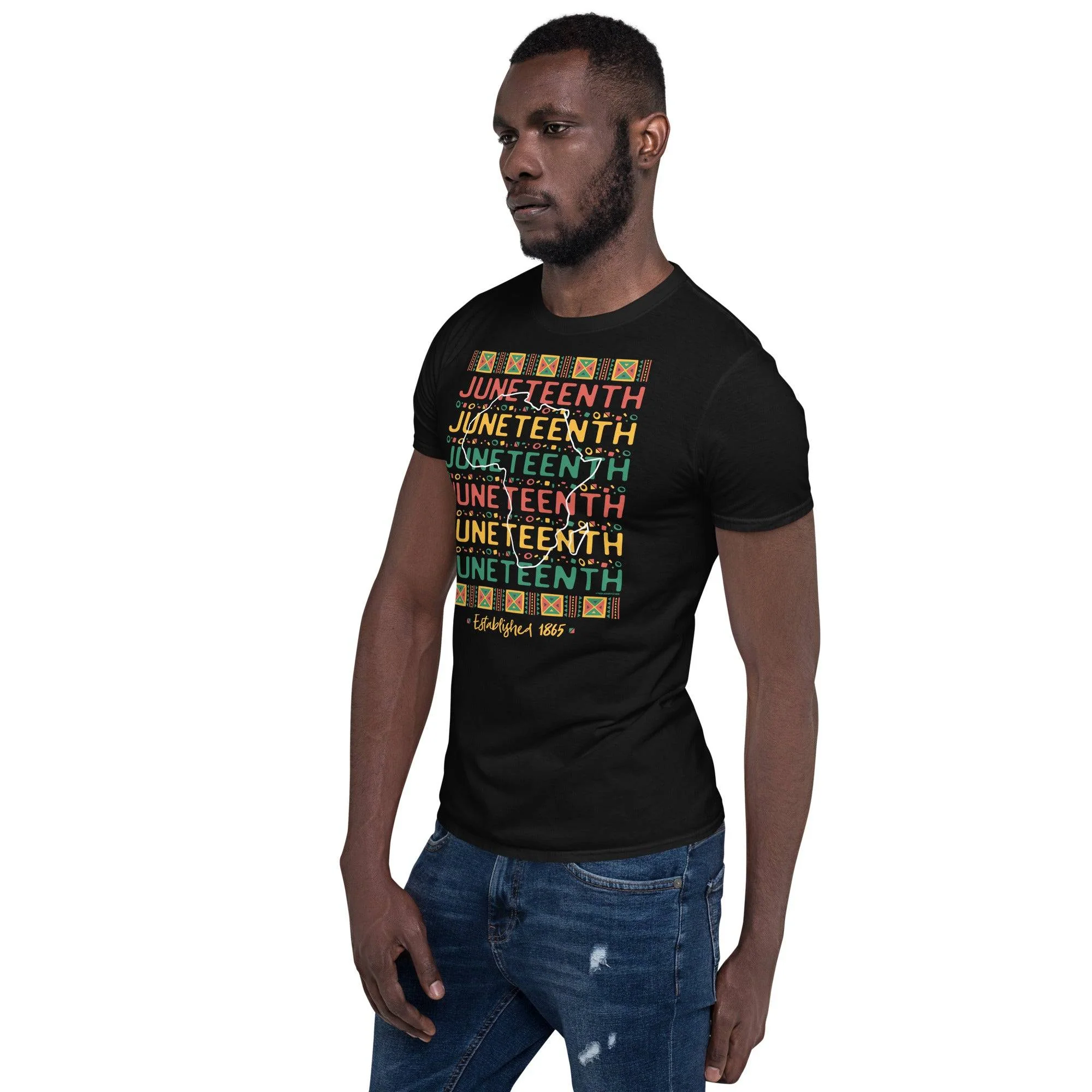 Juneteenth Africa Repeat Established 1865 T-Shirt - Image 7