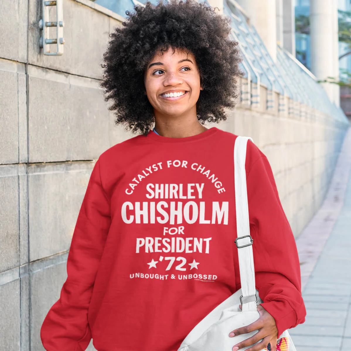 Legacy Red Shirley Chisholm For President 72 Sweatshirt - Image 2