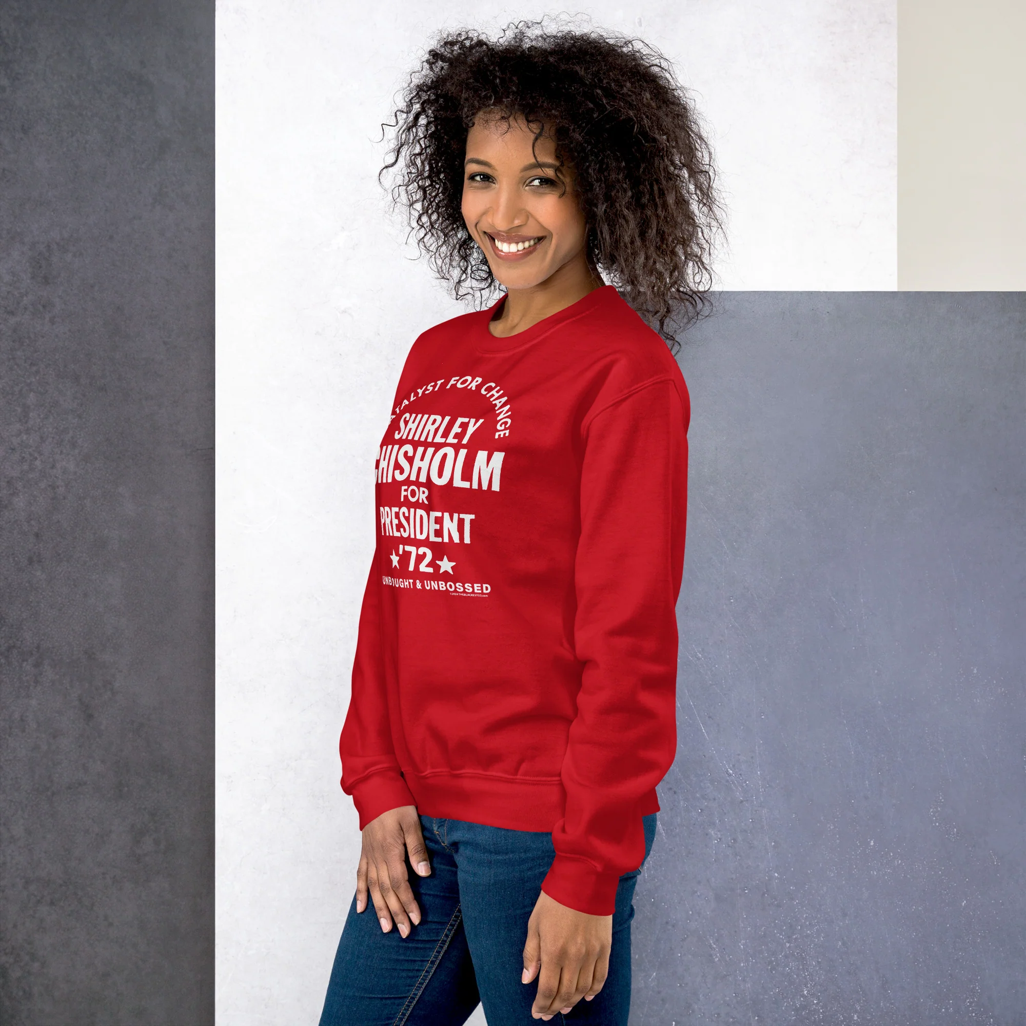 Legacy Red Shirley Chisholm For President 72 Sweatshirt - Image 3