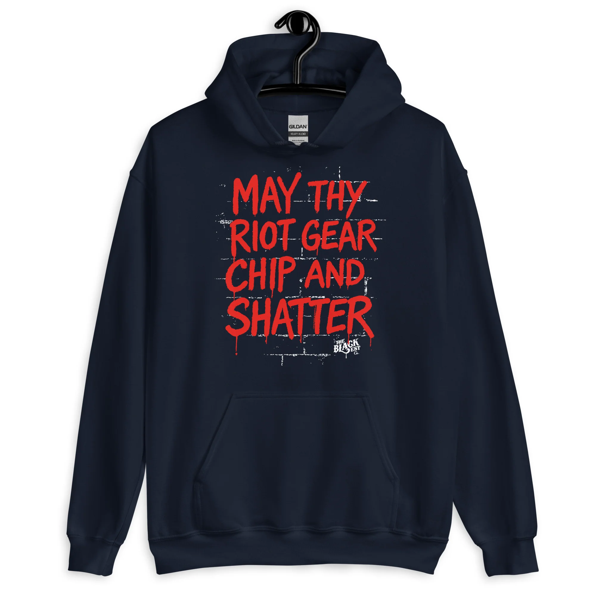May Thy Riot Gear Chip And Shatter Unisex Hoodie - Image 4