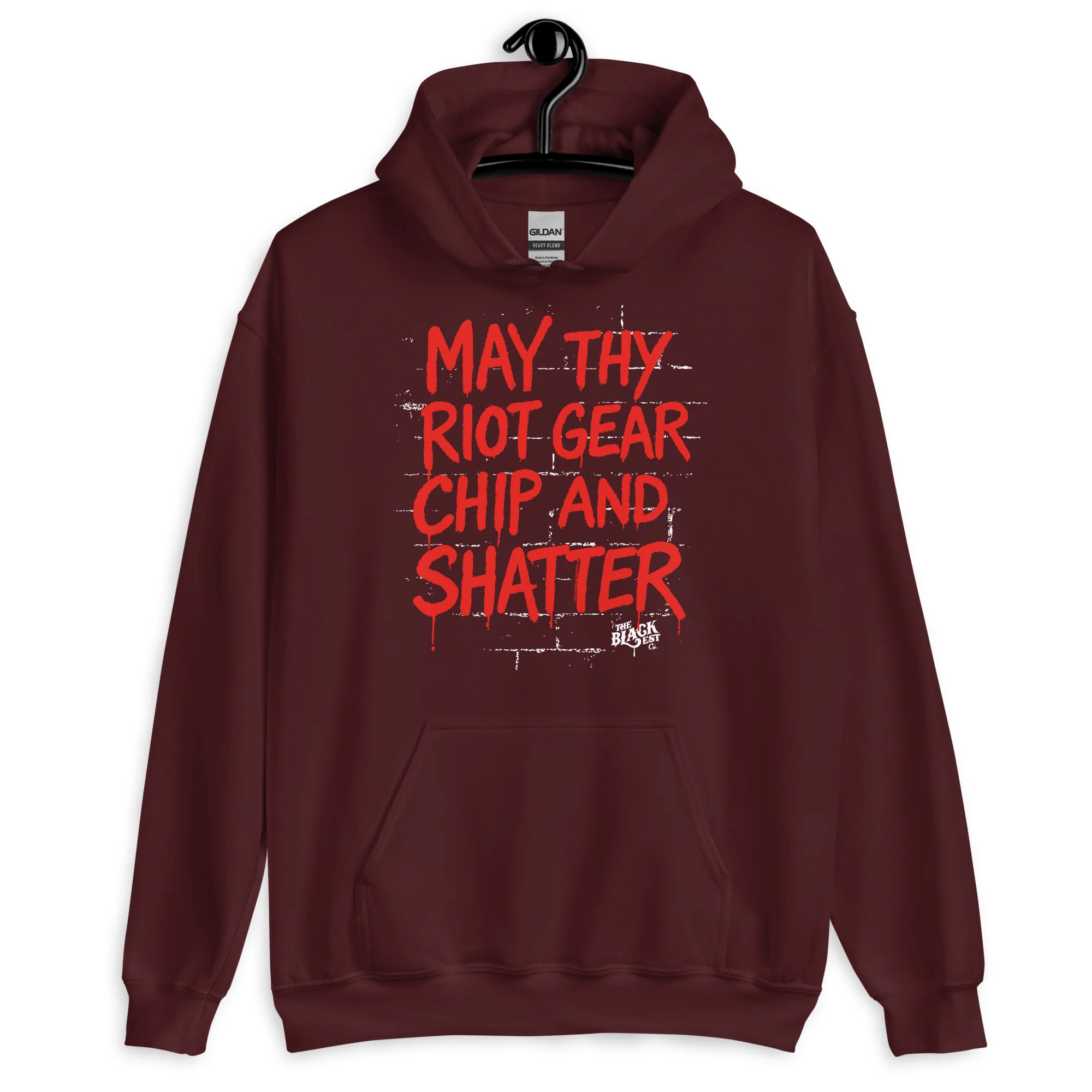 May Thy Riot Gear Chip And Shatter Unisex Hoodie - Image 5