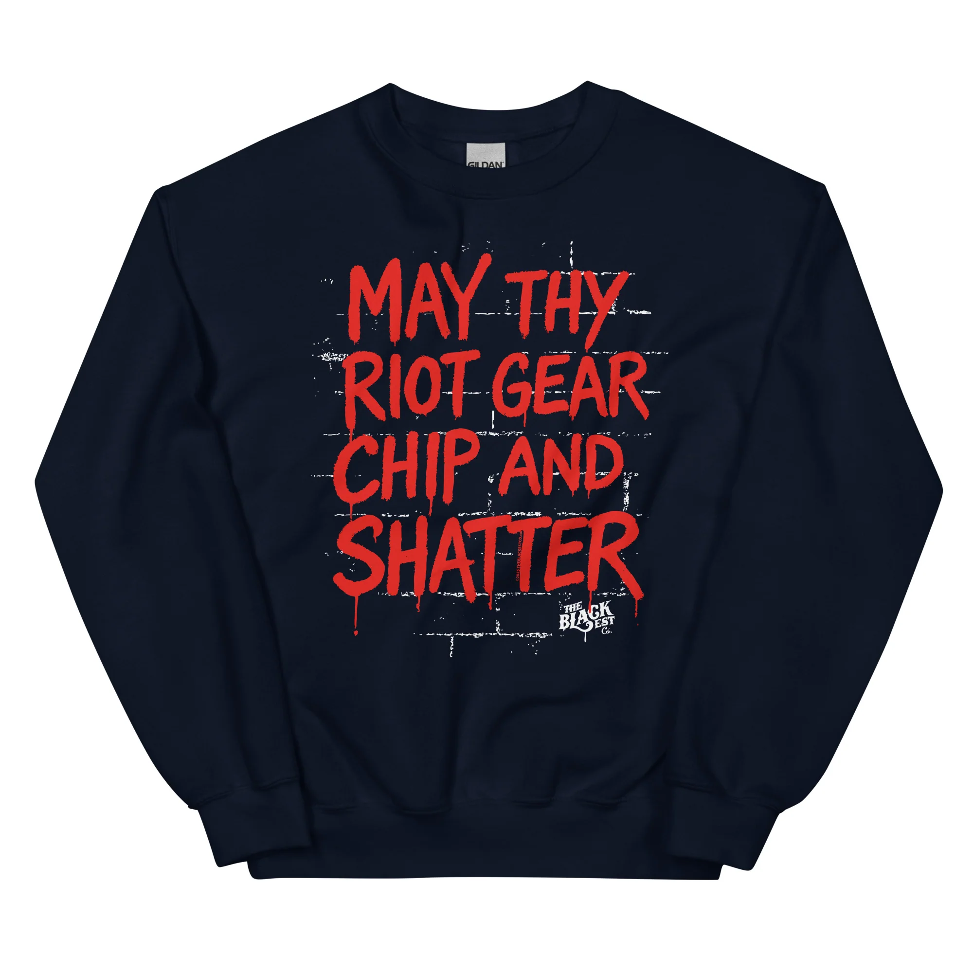 May Thy Riot Gear Chip And Shatter Unisex Sweatshirt - Image 4
