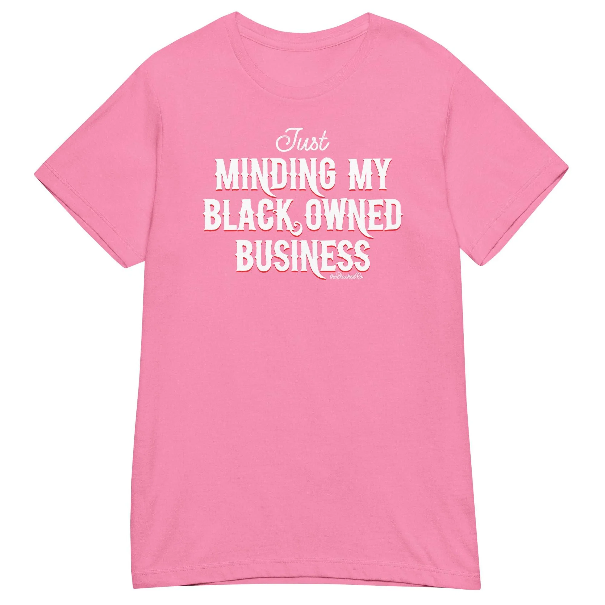 Minding My Black Owned Business Womens Softstyle T-Shirt - Image 6
