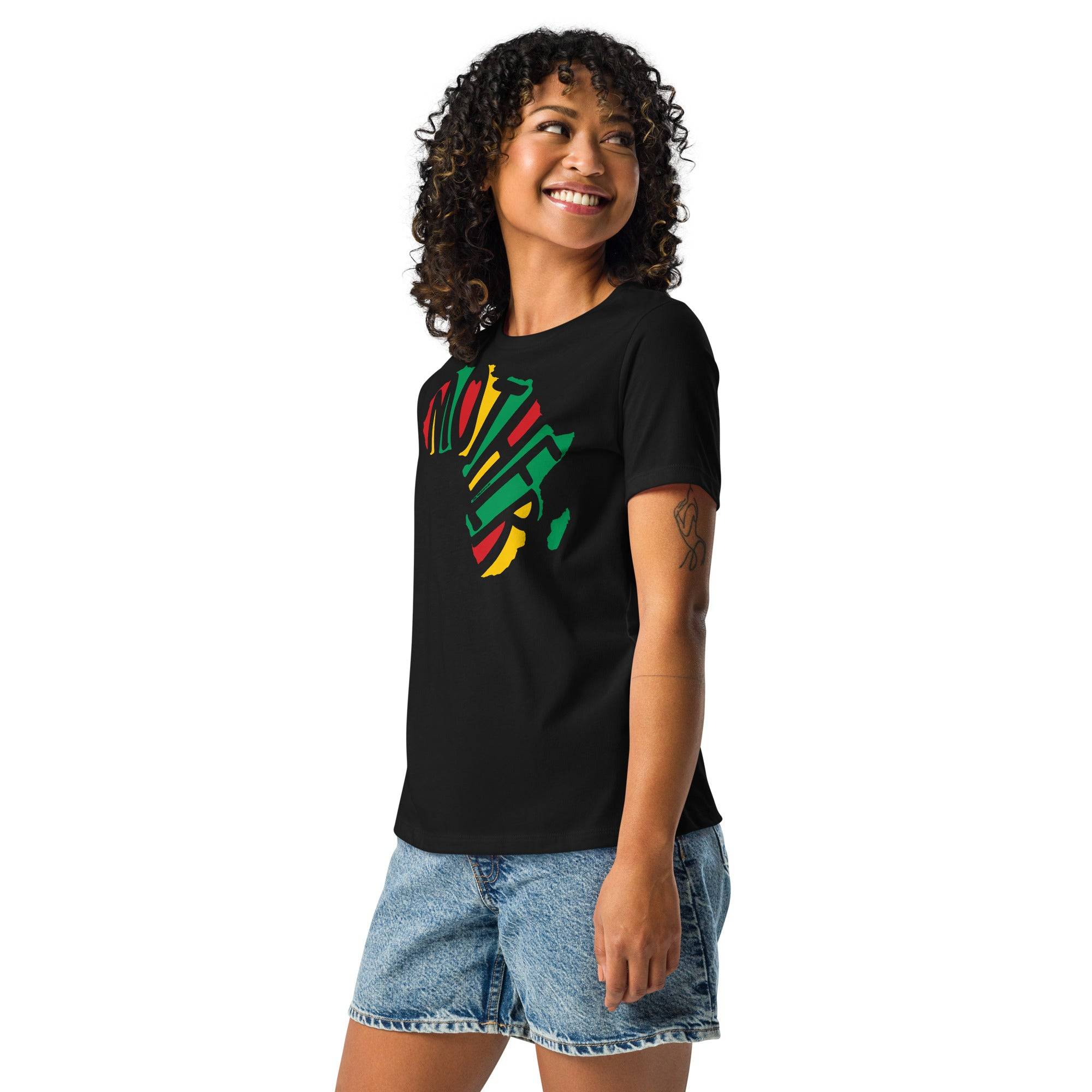 Mother Africa Mom Women's Relaxed T-Shirt - Image 3