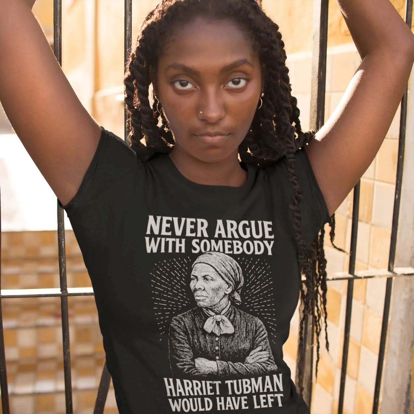 Never Argue Harriet Tubman Unisex Staple T-Shirt