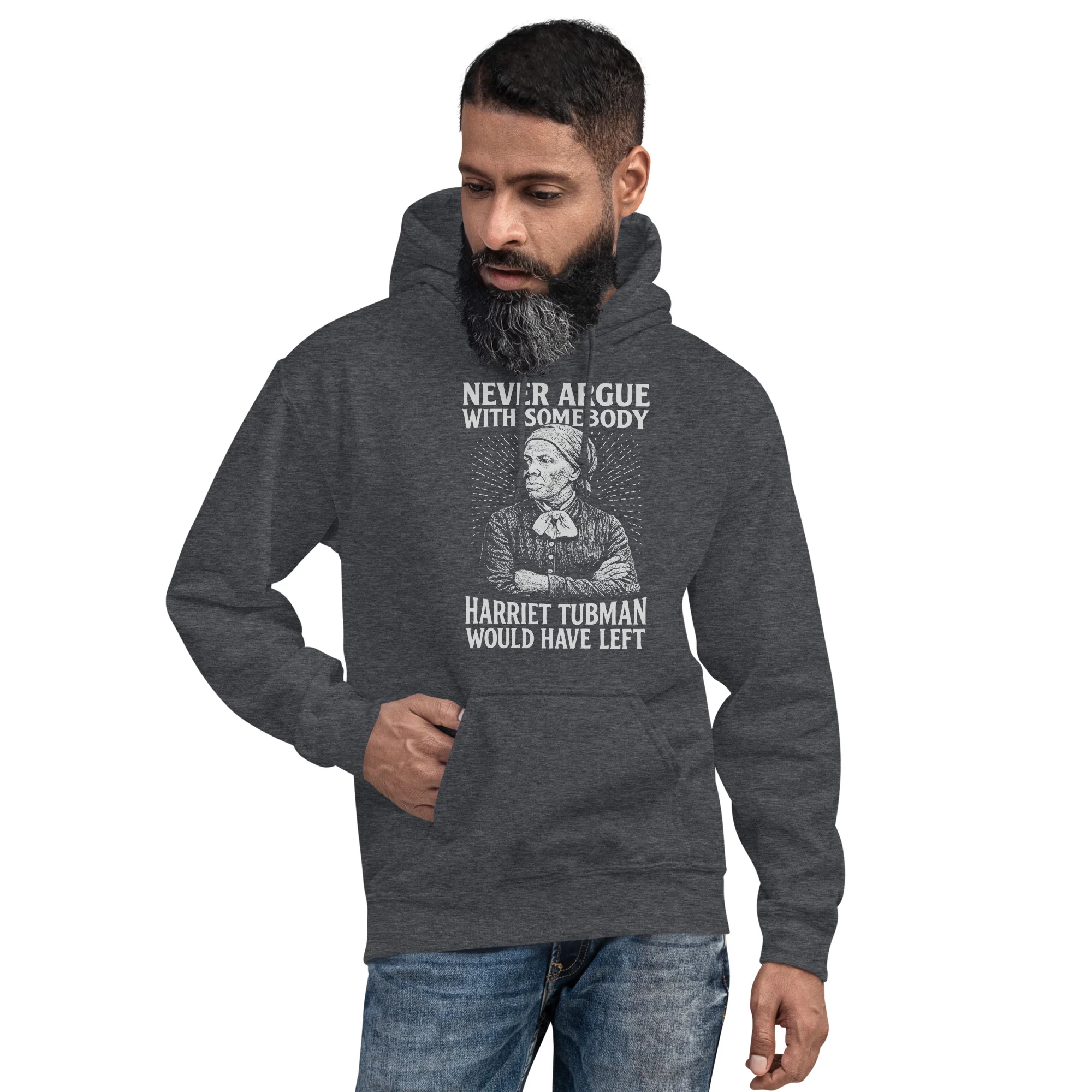 Never Argue Harriet Tubman Would Have Left Pullover Hoodie - Image 10