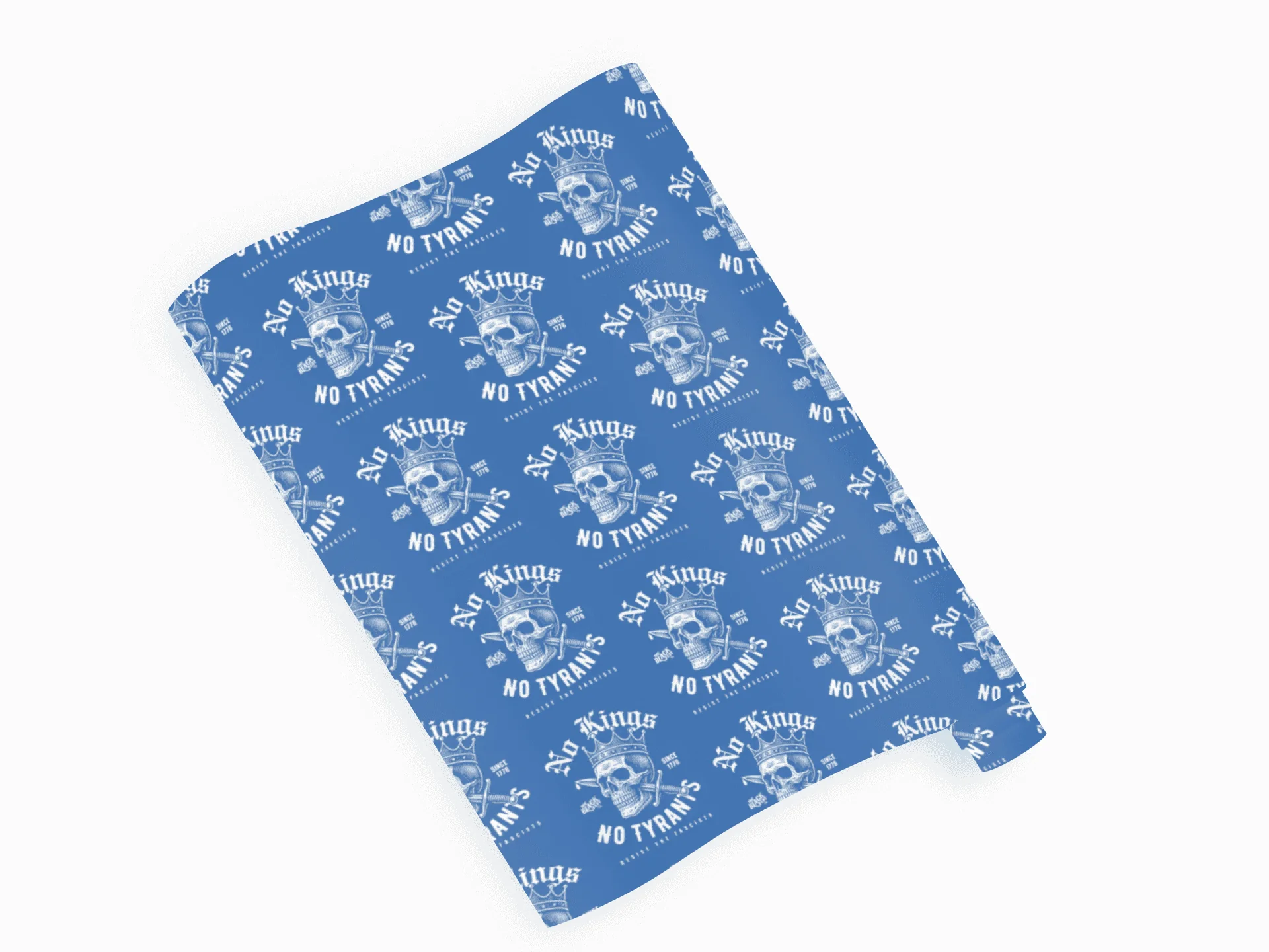 No King No Tyrants Political Gift Wrapping Paper - Image 4