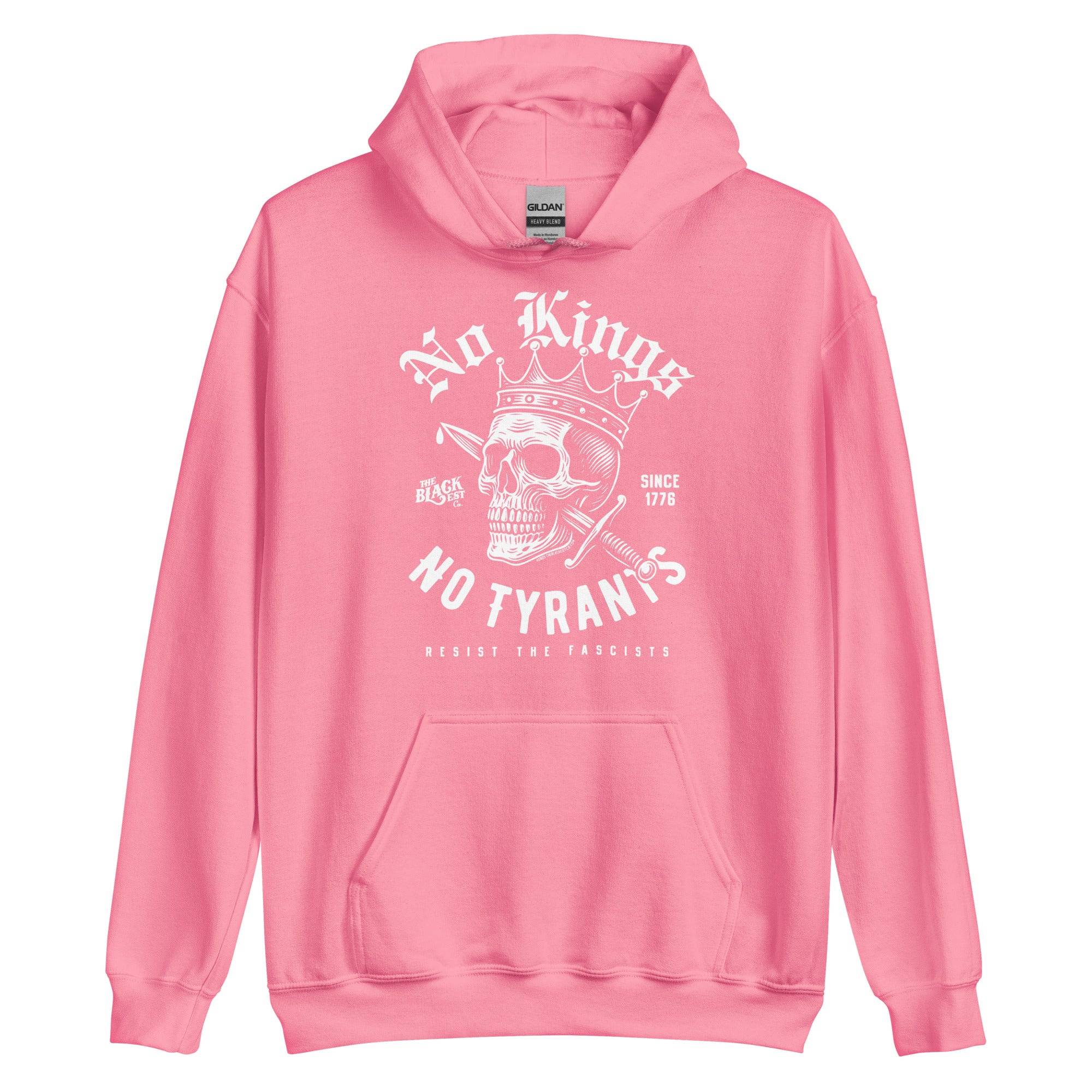 No Kings No Tyrants Skull Protest Hoodie by TheBlackest Co. - Image 11