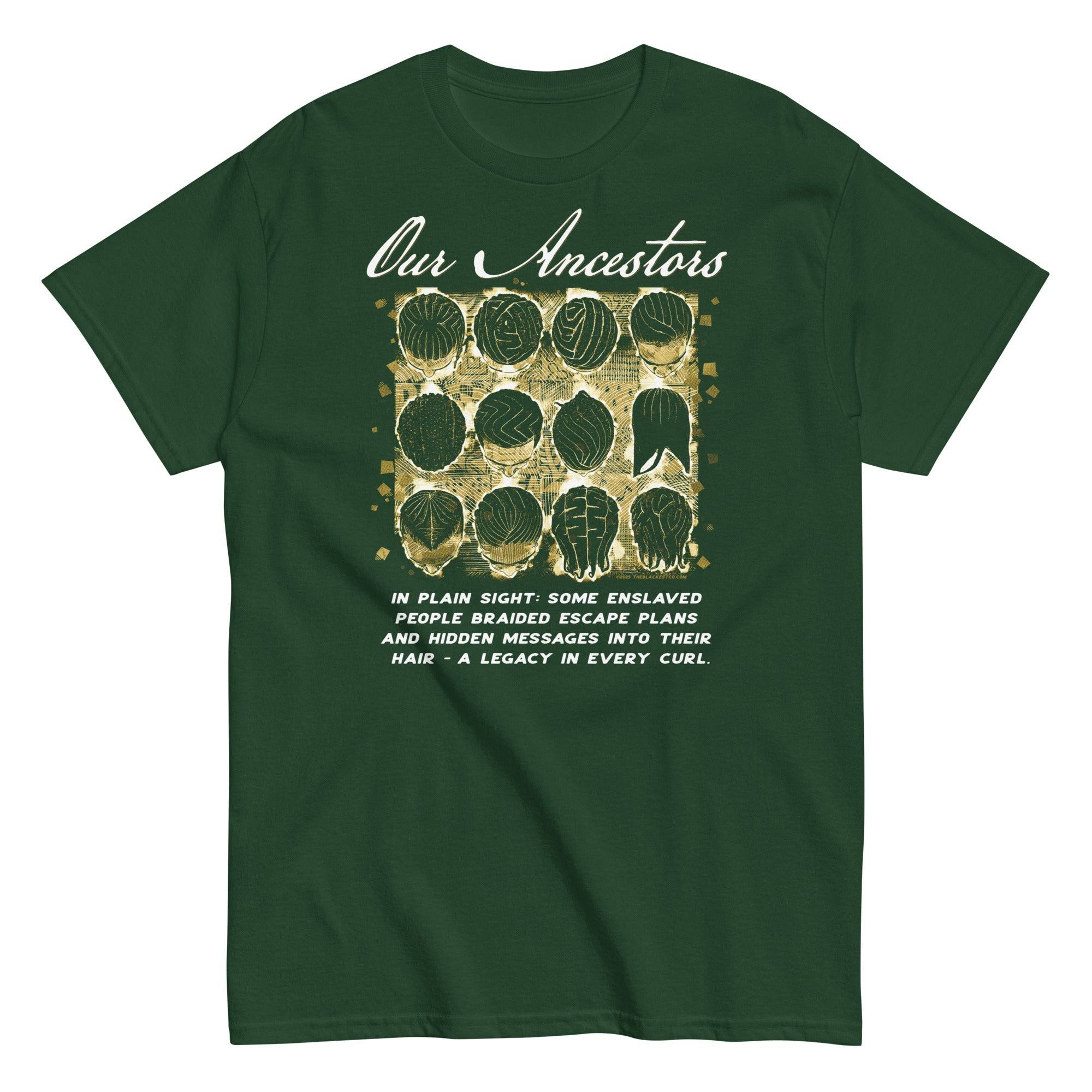 Our Ancestors Braided Escape Routes Staple Cotton T-Shirt - Image 5